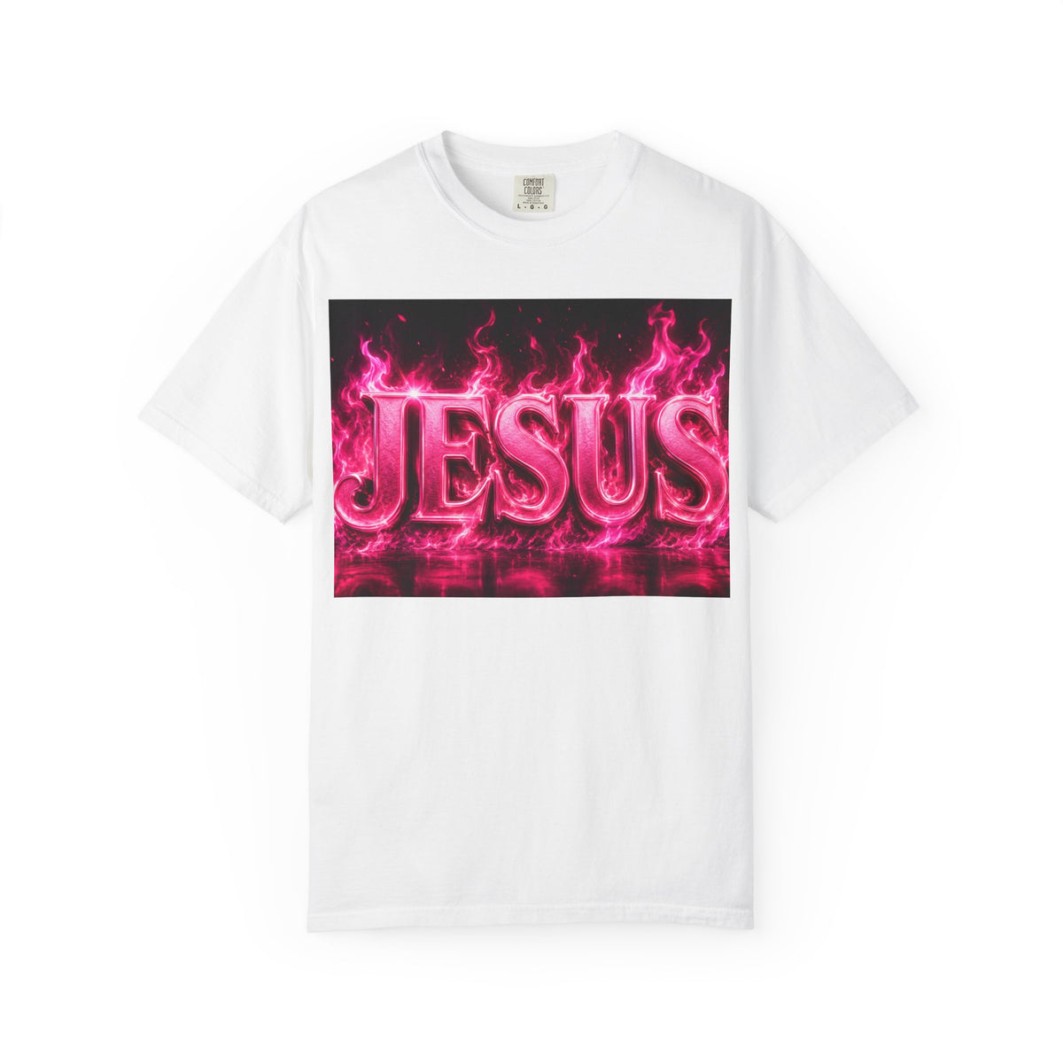 Jesus Pink Flame T-Shirt