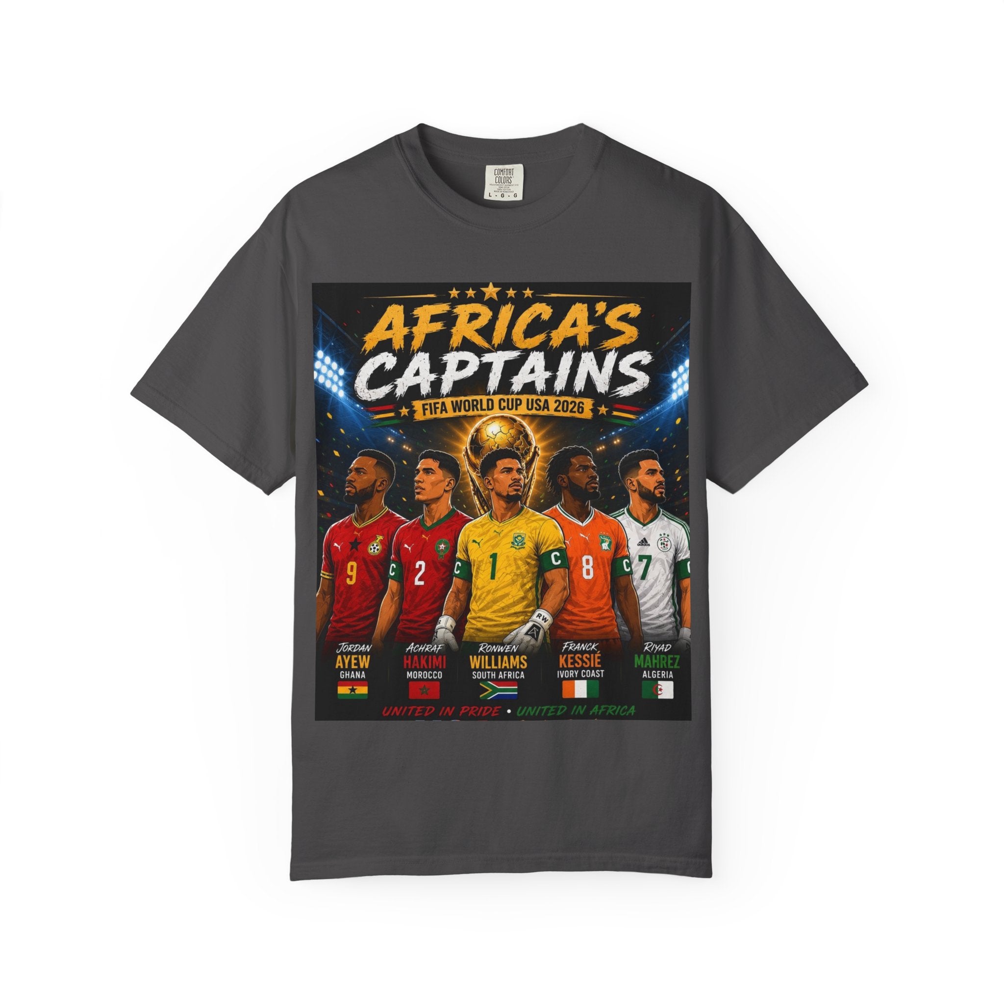 Africa's Captains Soccer T-Shirt — African Nations World Cup Pride Tee