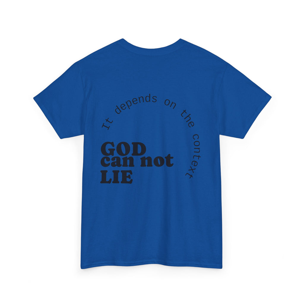 T‑Shirt — "What God Cannot Do Does Not Exist" Inspirational Faith Tee