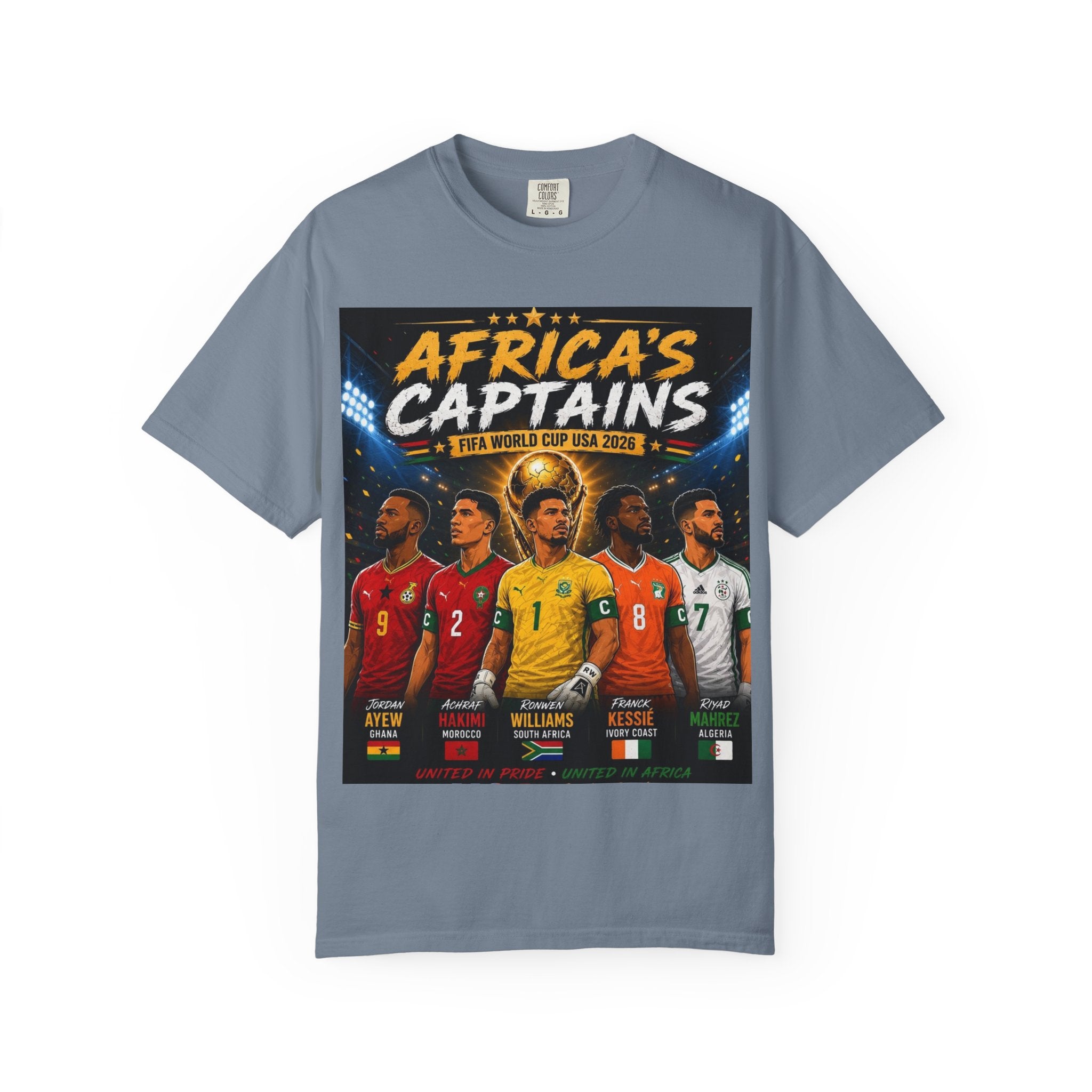 Africa's Captains Soccer T-Shirt — African Nations World Cup Pride Tee