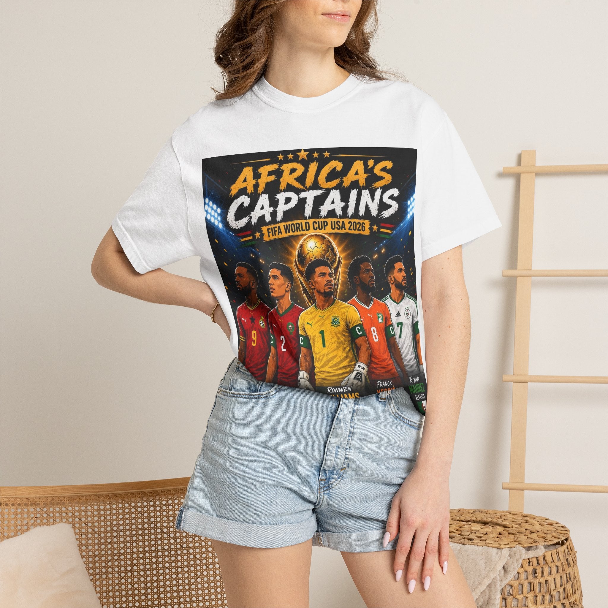 Africa's Captains Soccer T-Shirt — African Nations World Cup Pride Tee