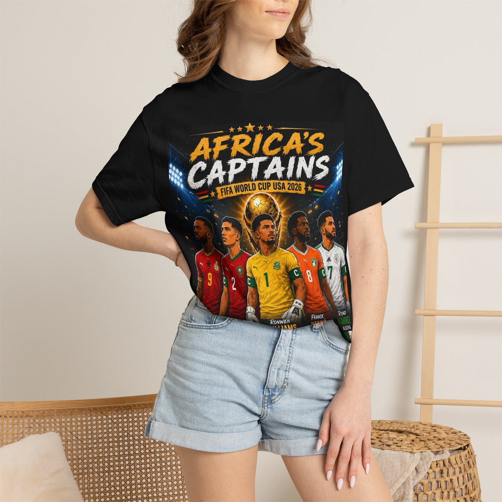 Africa's Captains Soccer T-Shirt — African Nations World Cup Pride Tee