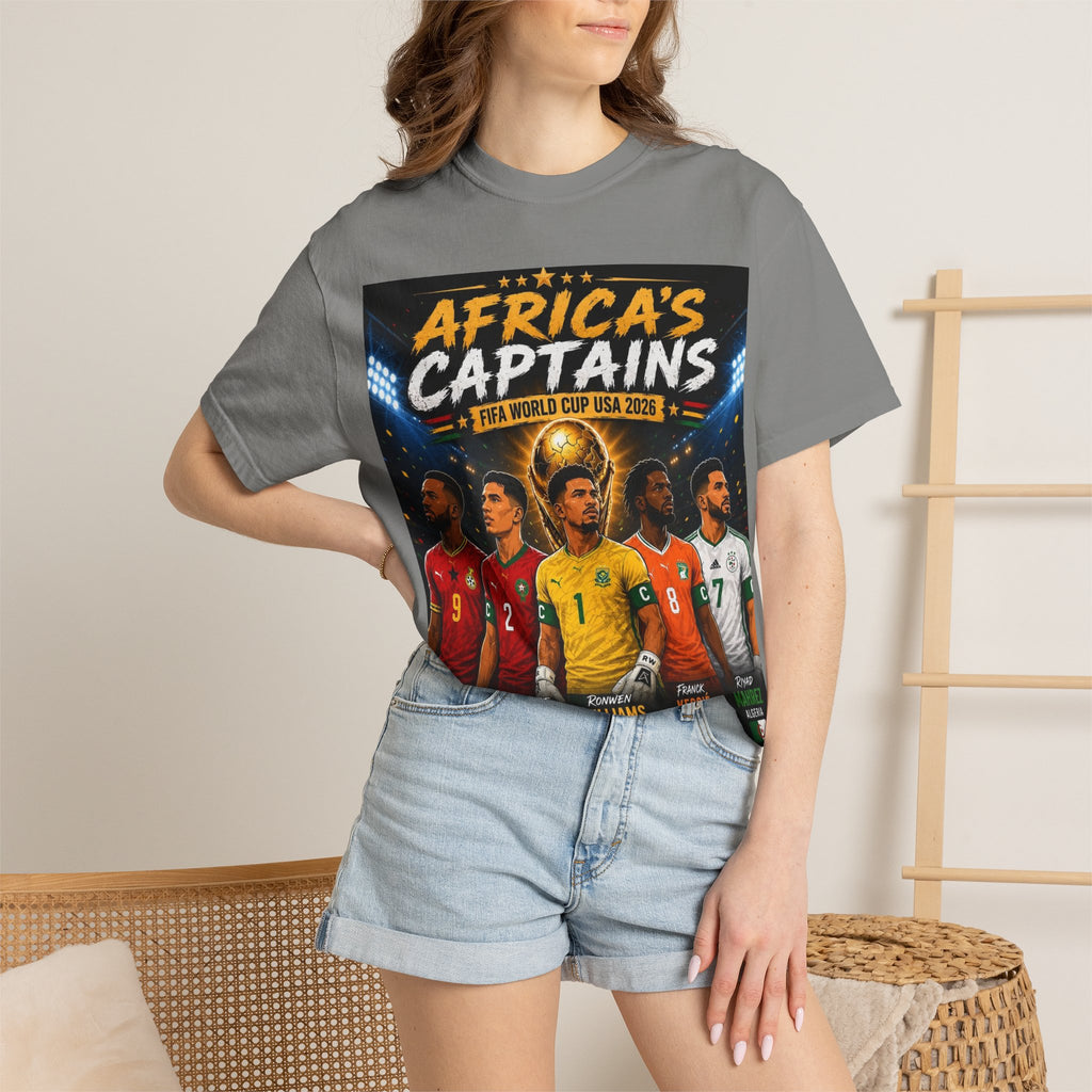 Africa's Captains Soccer T-Shirt — African Nations World Cup Pride Tee