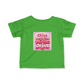 Infant Tee — "I Am Protected by the Blood of Jesus" Pink Christian Baby Shirt