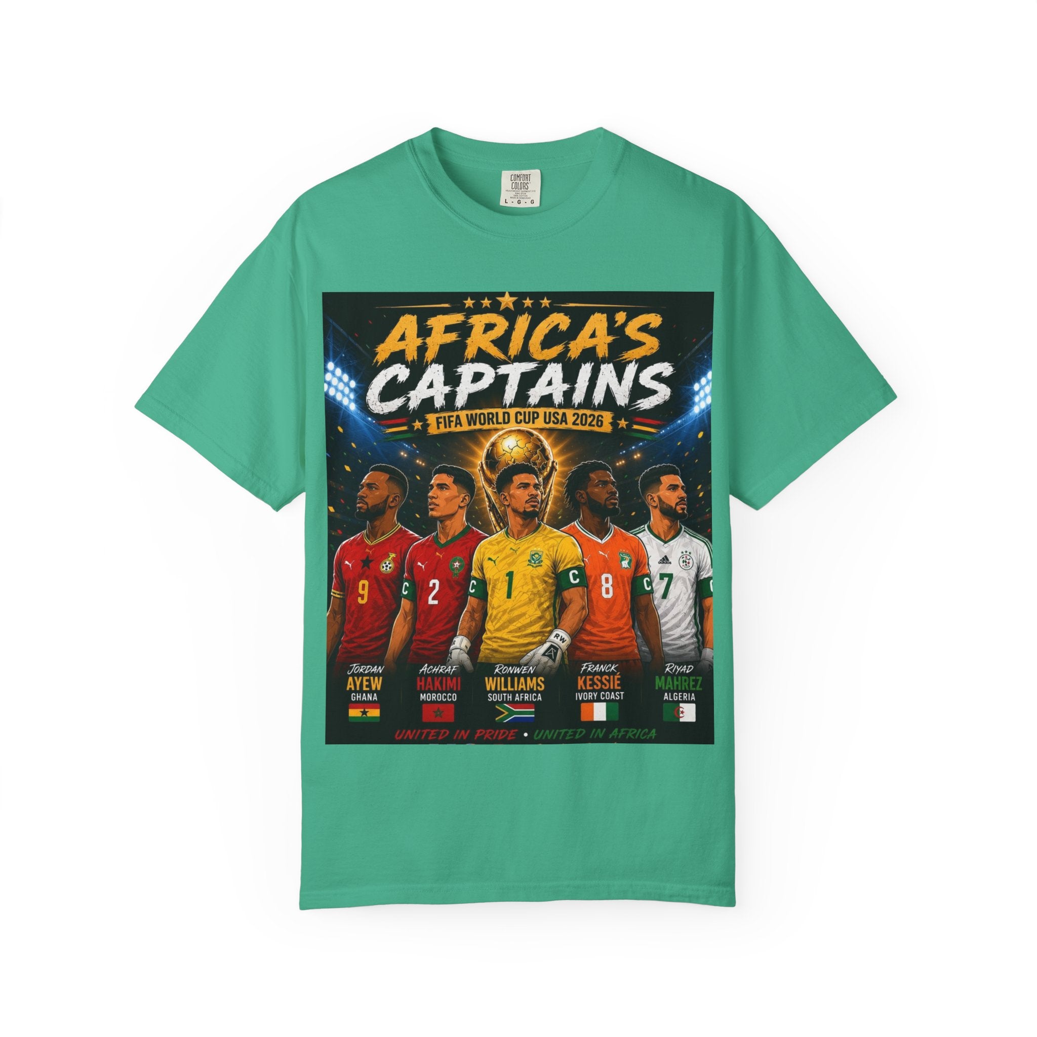 Africa's Captains Soccer T-Shirt — African Nations World Cup Pride Tee