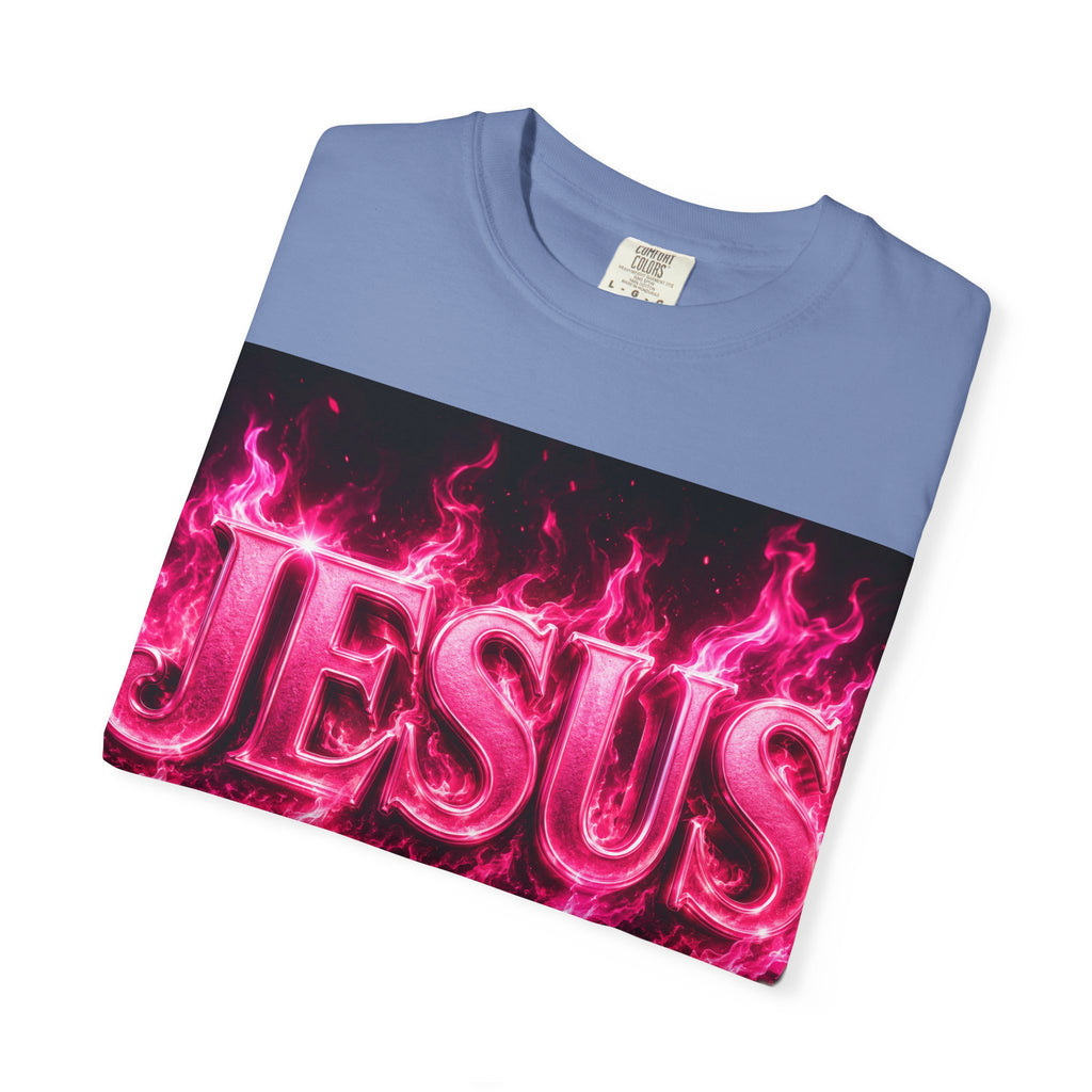 Jesus Pink Flame T-Shirt