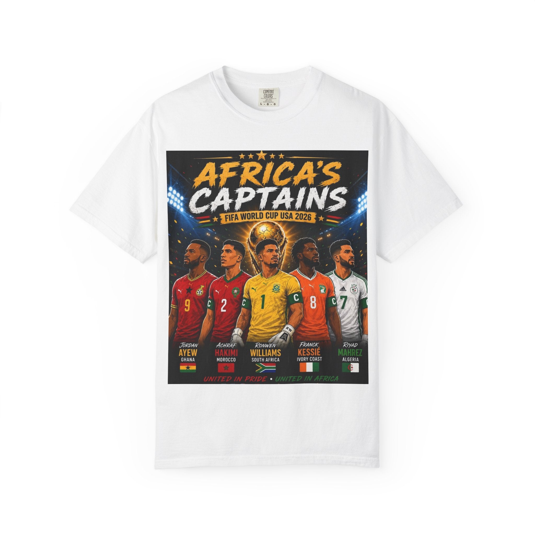 Africa's Captains Soccer T-Shirt — African Nations World Cup Pride Tee