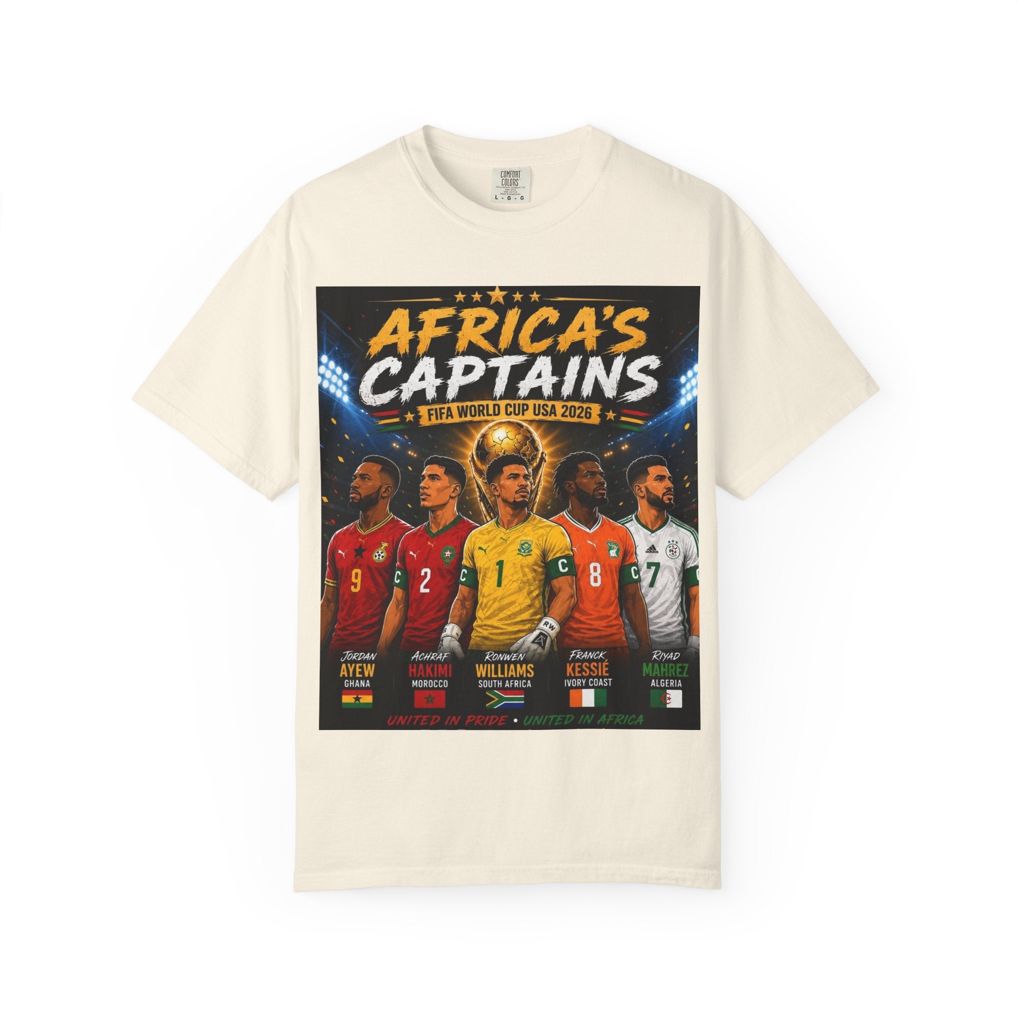 Africa's Captains Soccer T-Shirt — African Nations World Cup Pride Tee