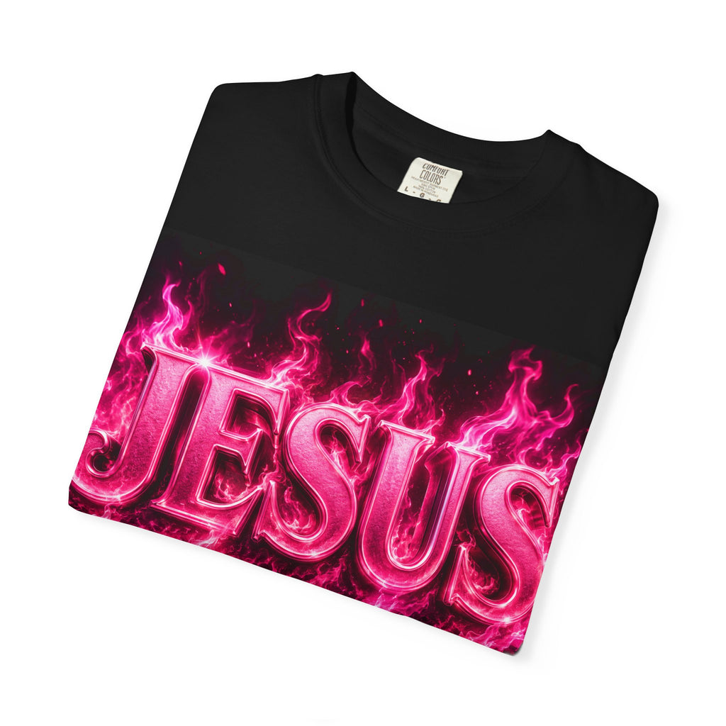 Jesus Pink Flame T-Shirt