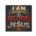Car Magnet — "I Am Protected by the Blood of Jesus" Christian Faith Magnet