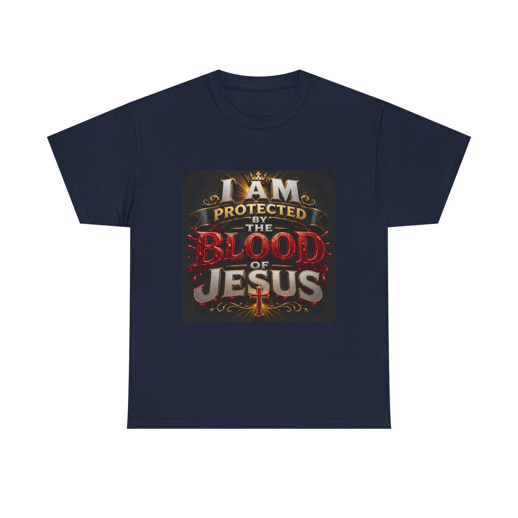Christian T-Shirt - "I Am Protected by the Blood of Jesus" Faith Tee