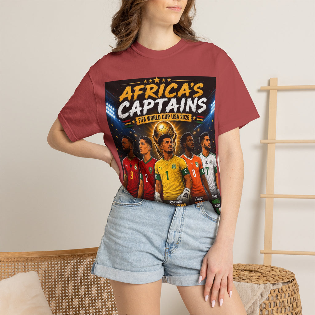 Africa's Captains Soccer T-Shirt — African Nations World Cup Pride Tee