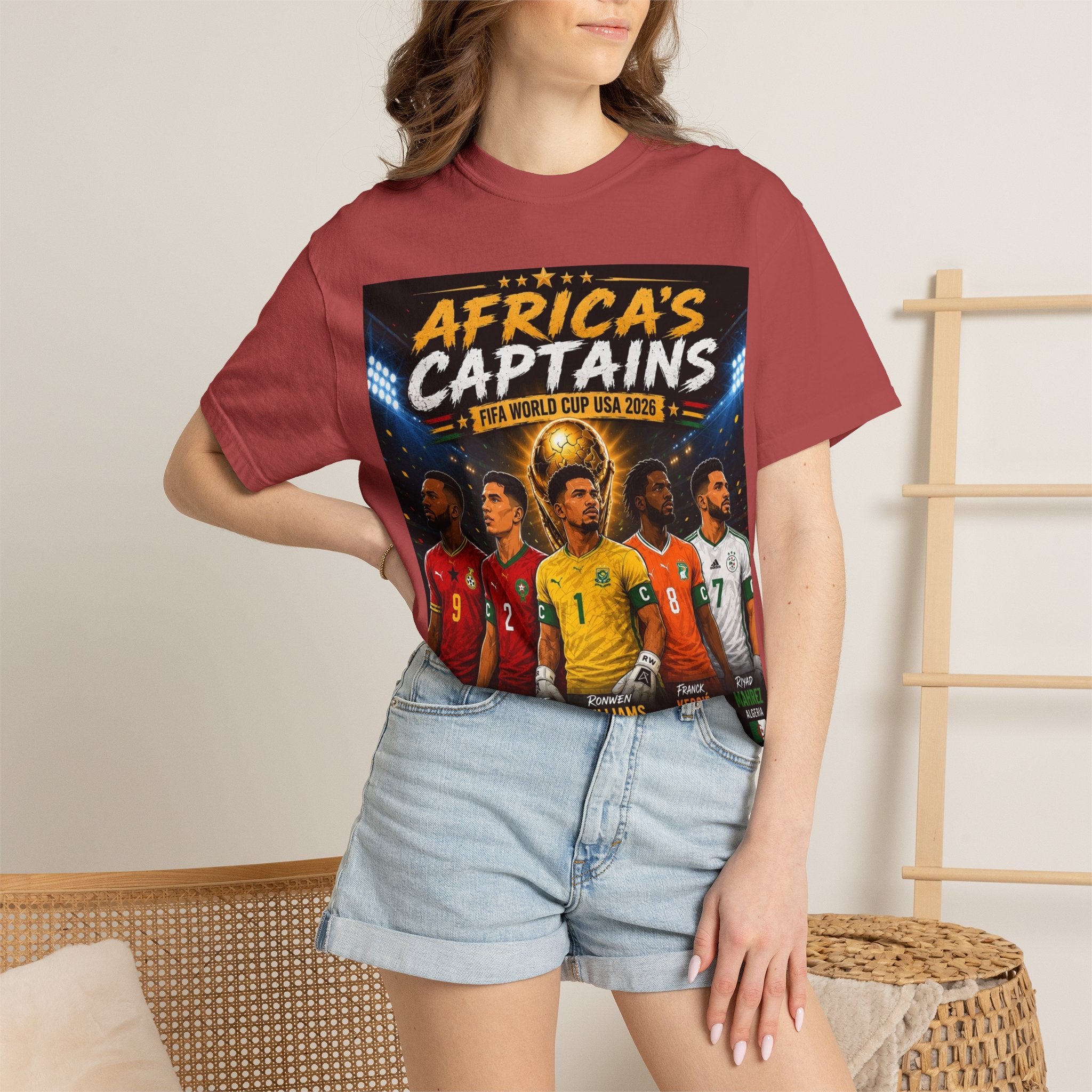 Africa's Captains Soccer T-Shirt — African Nations World Cup Pride Tee