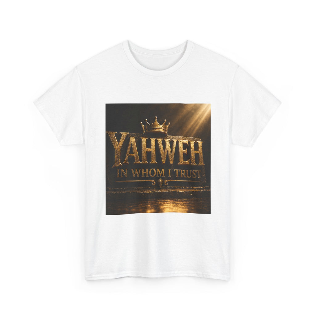Yahweh "In Whom I Trust" T-Shirt — Christian Faith Tee
