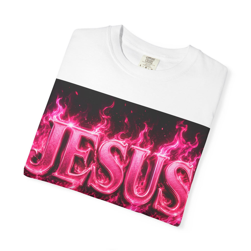 Jesus Pink Flame T-Shirt