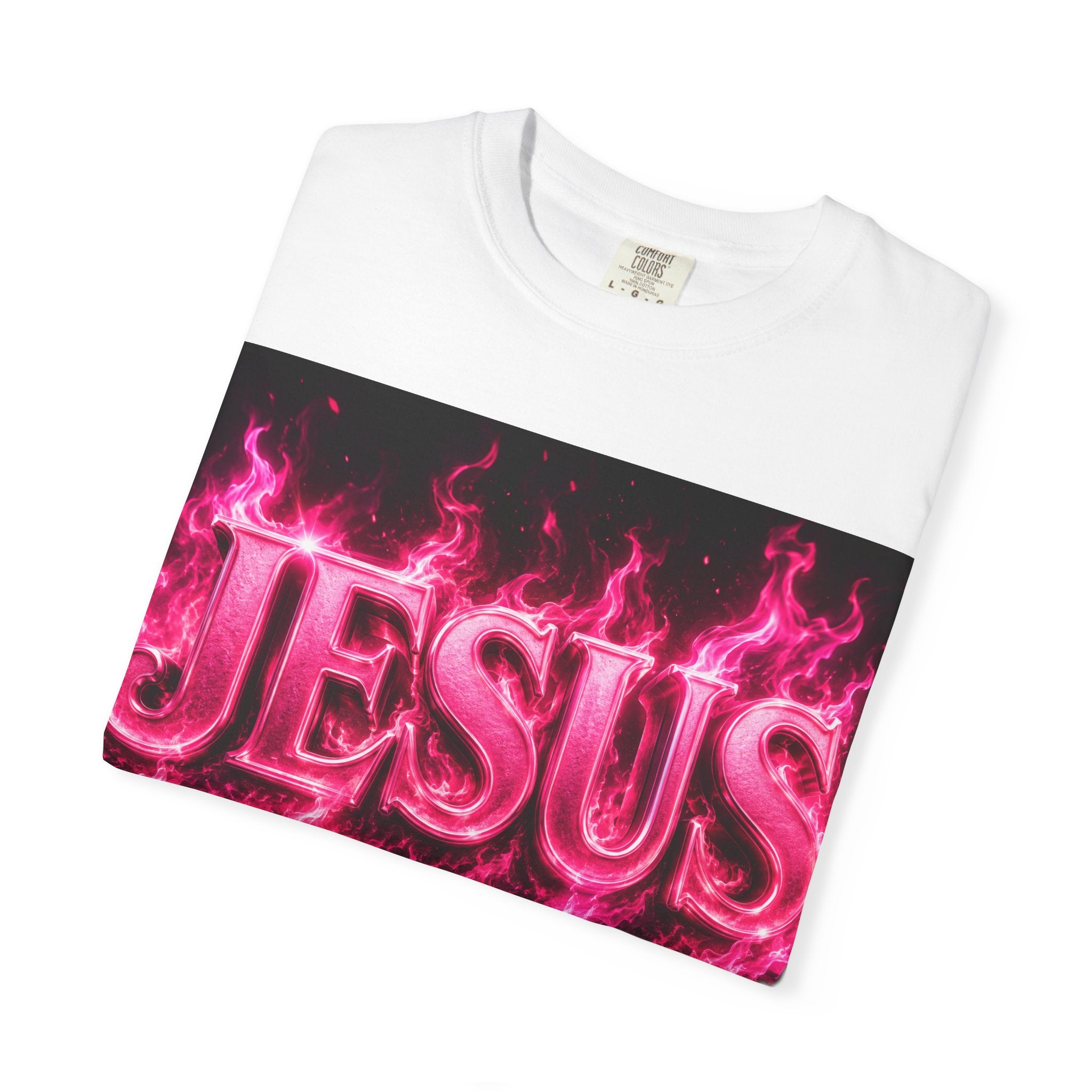 Jesus Pink Flame T-Shirt