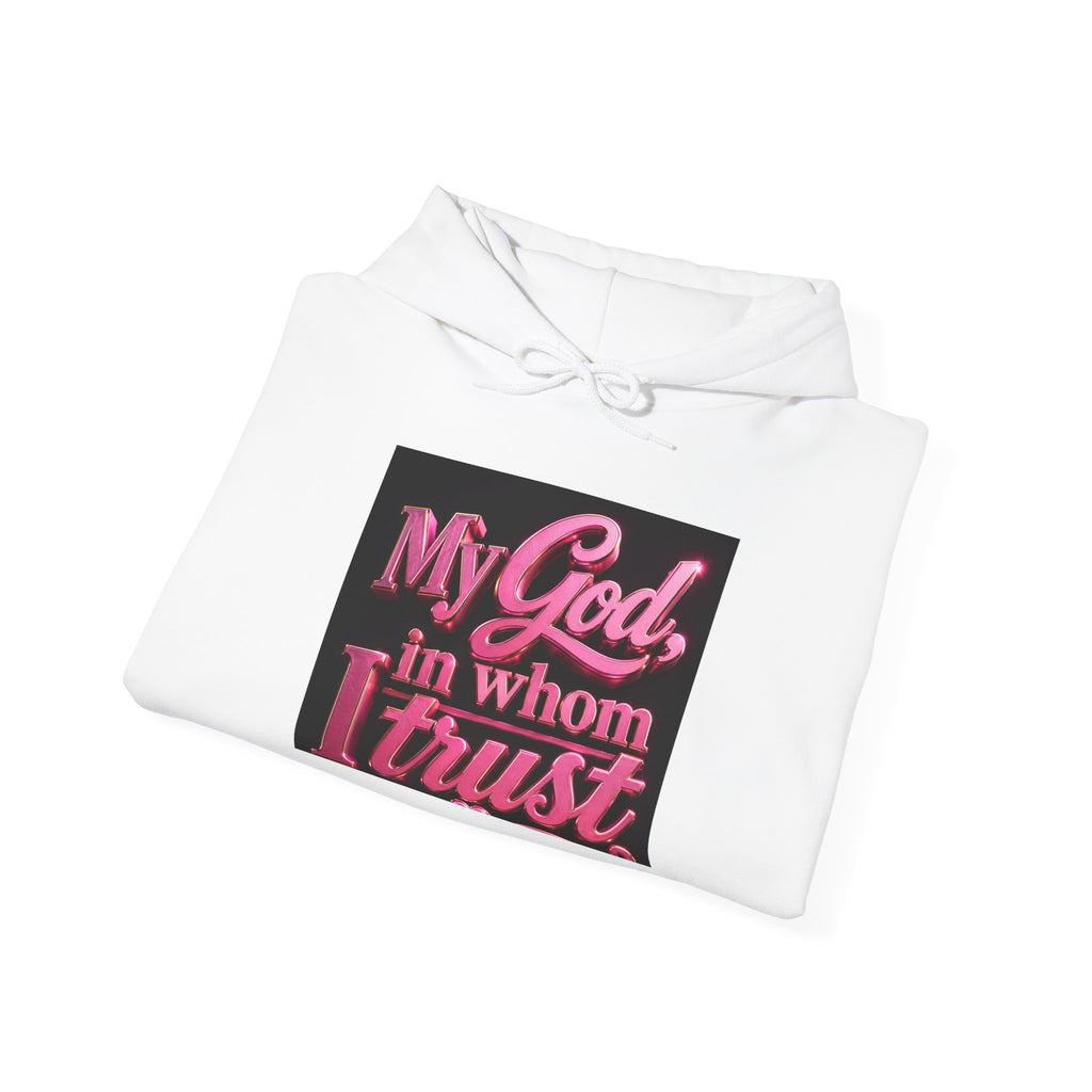 Psalm 91 Hoodie — "My God in Whom I Trust" Faith Graphic Pullover