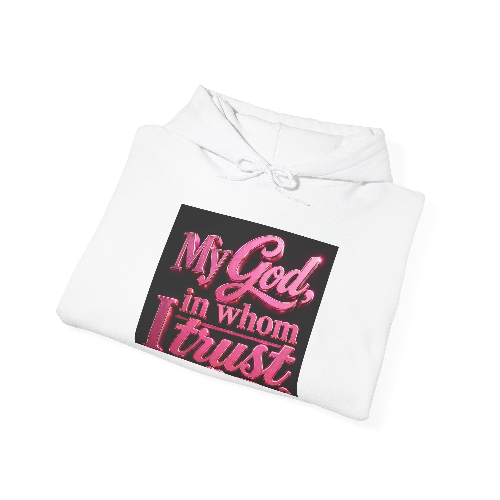 Psalm 91 Hoodie — "My God in Whom I Trust" Faith Graphic Pullover