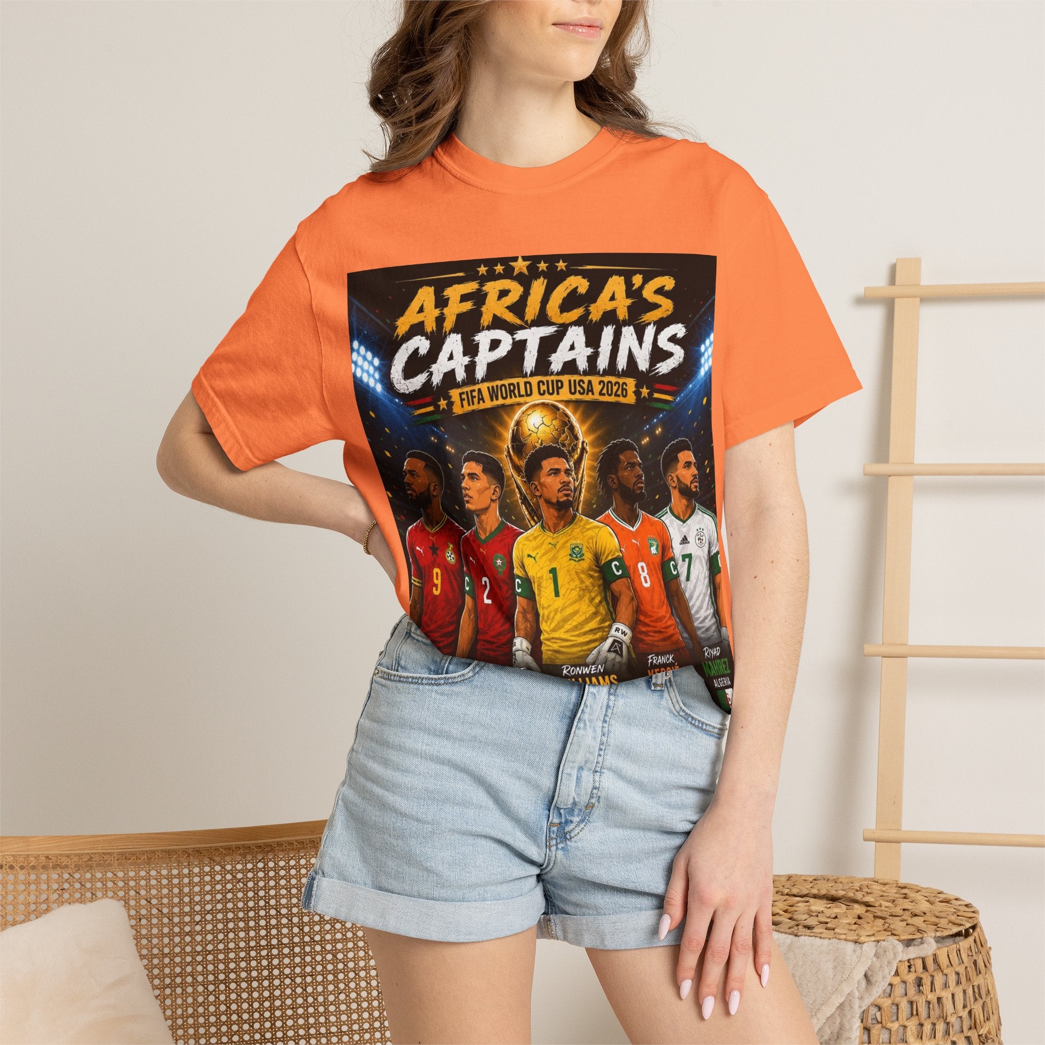 Africa's Captains Soccer T-Shirt — African Nations World Cup Pride Tee