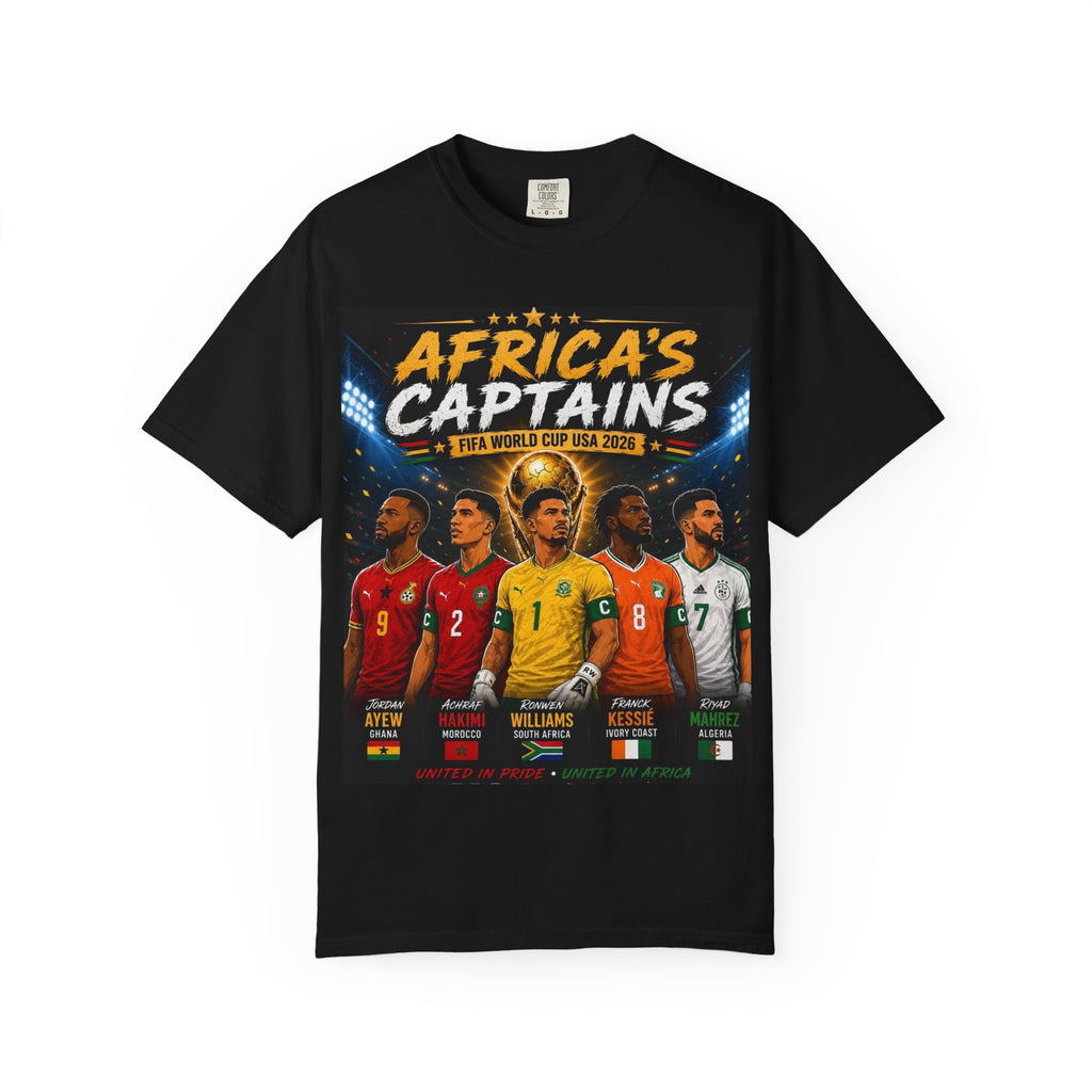 Africa's Captains Soccer T-Shirt — African Nations World Cup Pride Tee