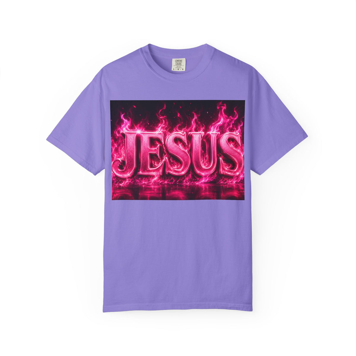 Jesus Pink Flame T-Shirt