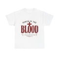 Power in the Blood T-Shirt — Christian Faith Tee with Cross & Hebrews 12:24 Verse