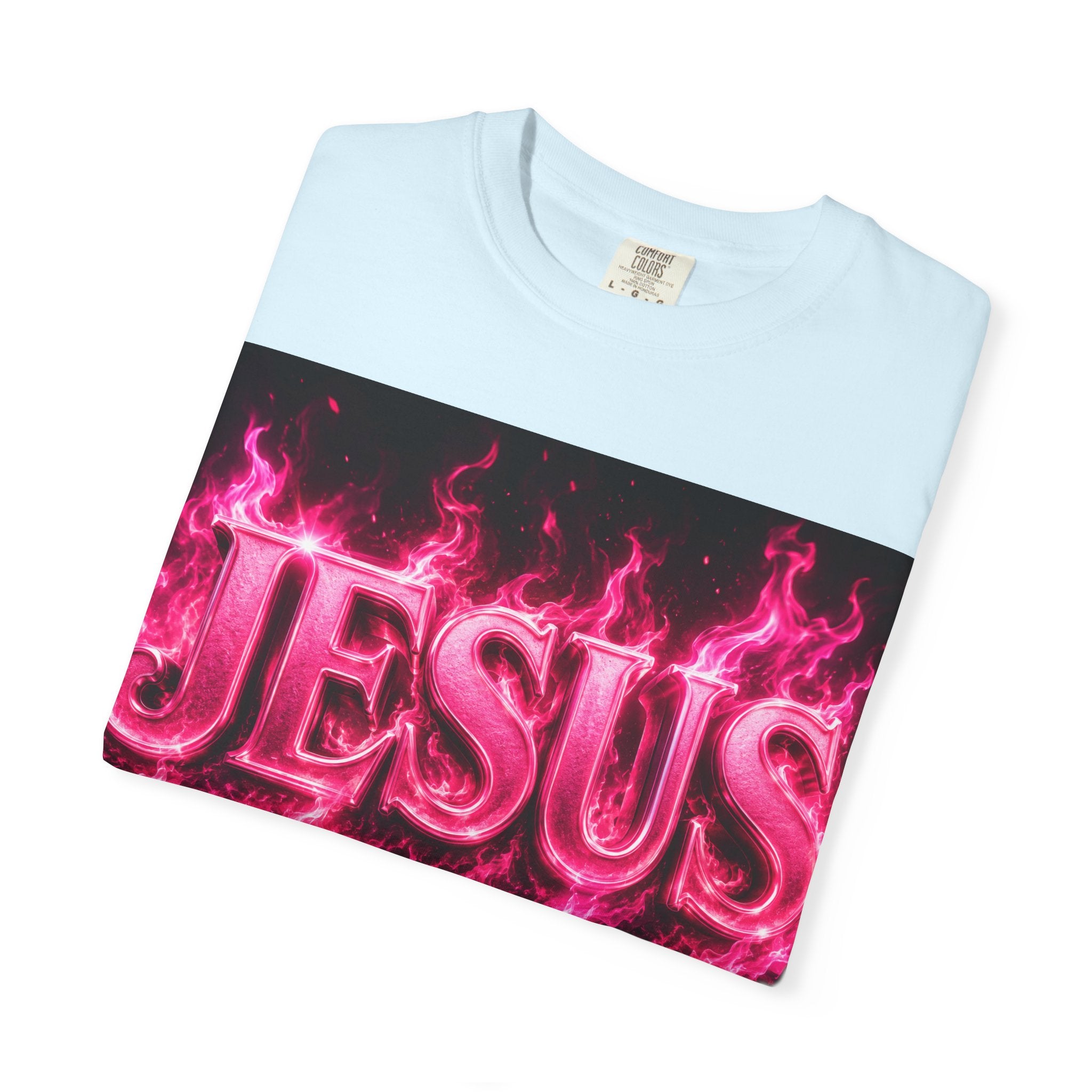 Jesus Pink Flame T-Shirt