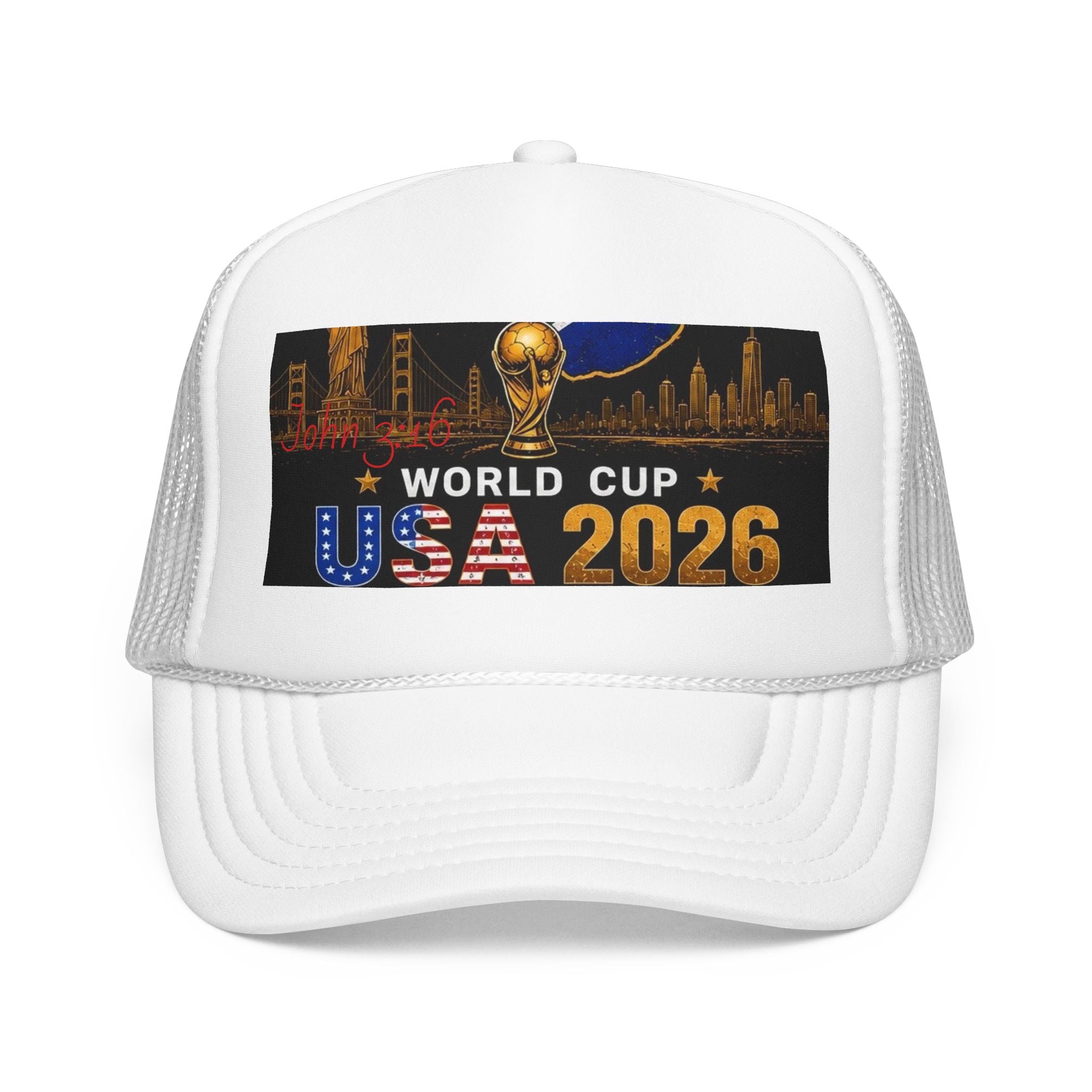 World Cup USA 2026 Foam Trucker Hat — Soccer Tournament Baseball Cap