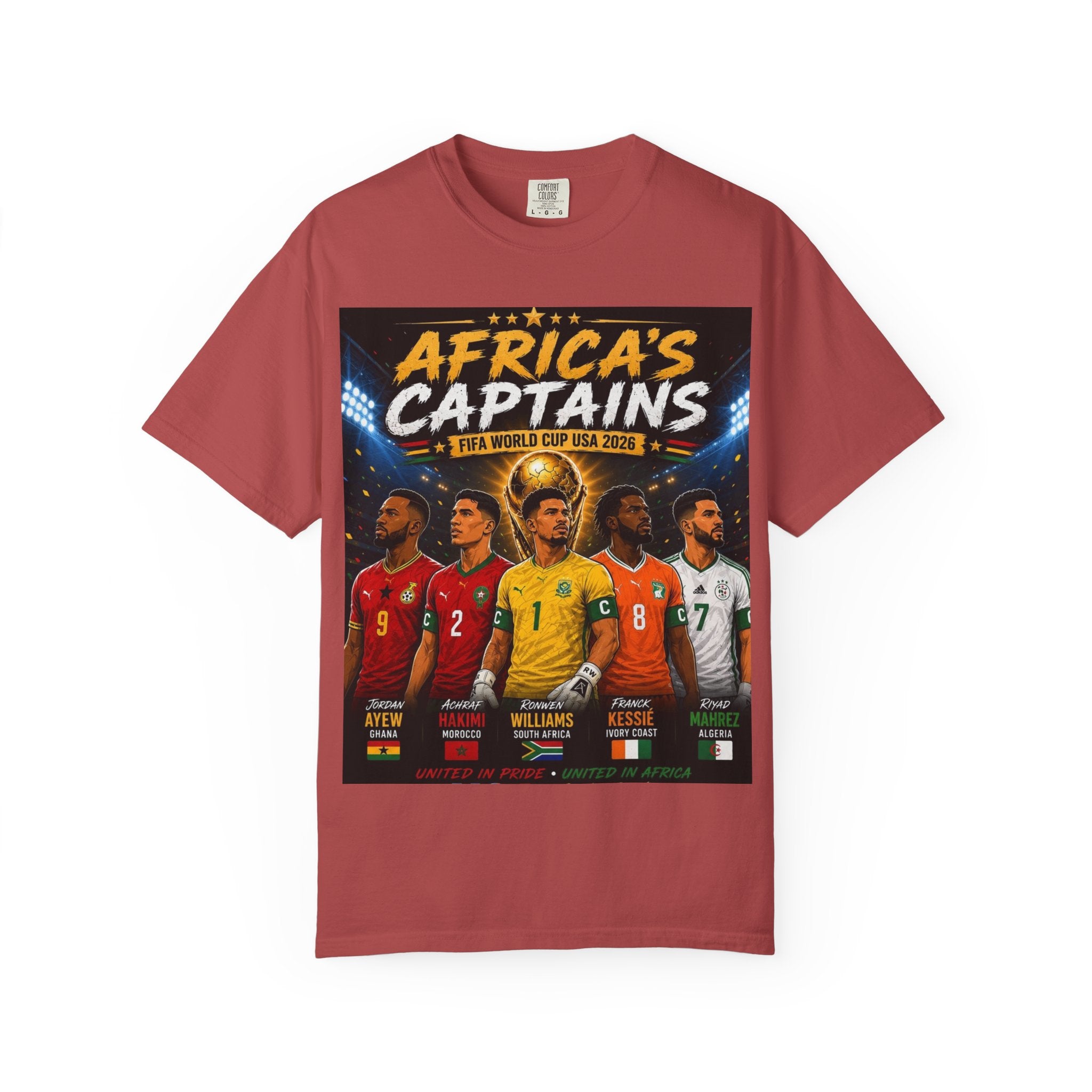 Africa's Captains Soccer T-Shirt — African Nations World Cup Pride Tee