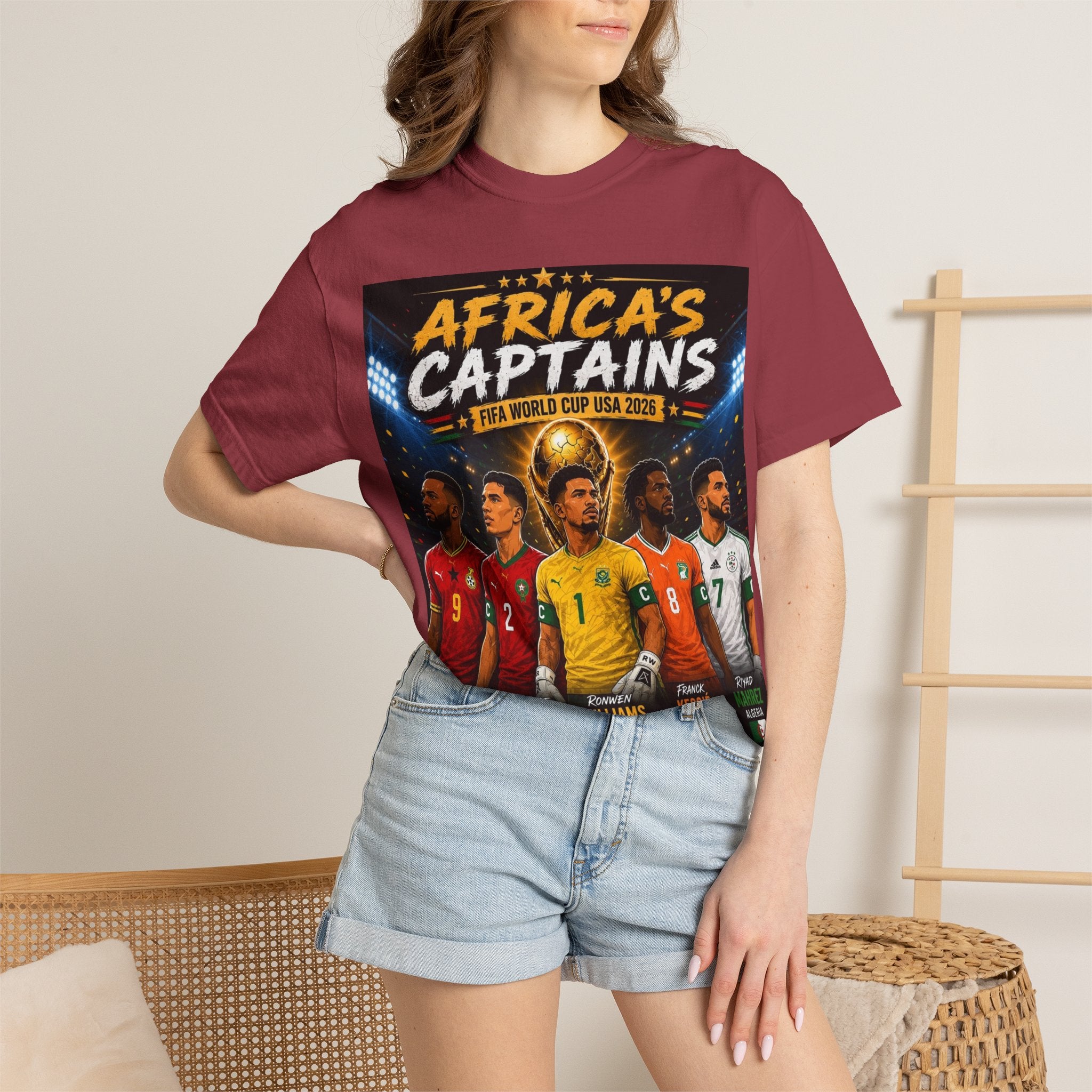 Africa's Captains Soccer T-Shirt — African Nations World Cup Pride Tee