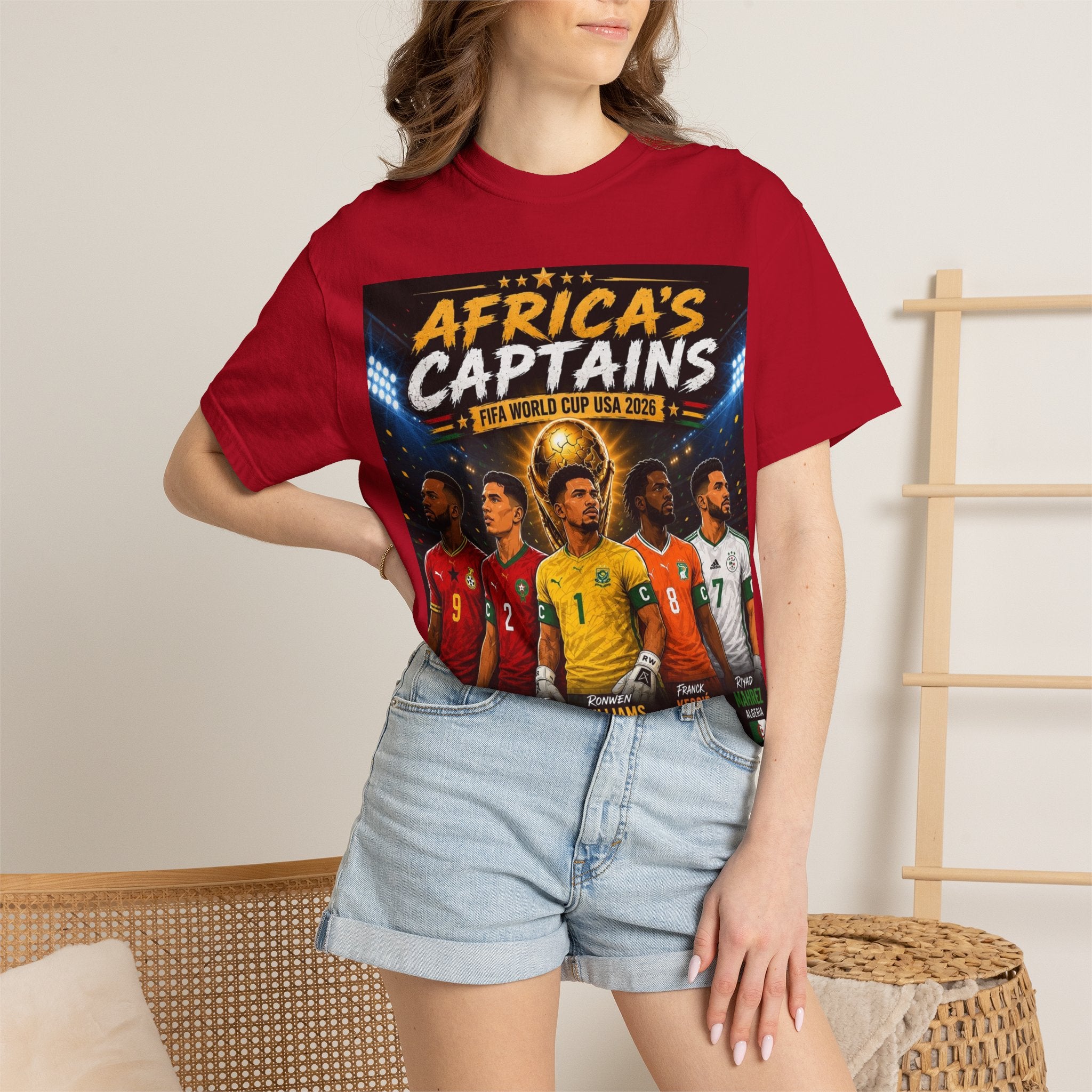 Africa's Captains Soccer T-Shirt — African Nations World Cup Pride Tee