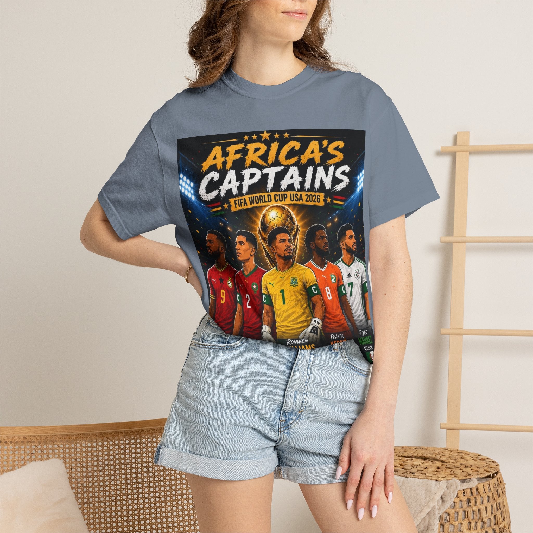 Africa's Captains Soccer T-Shirt — African Nations World Cup Pride Tee