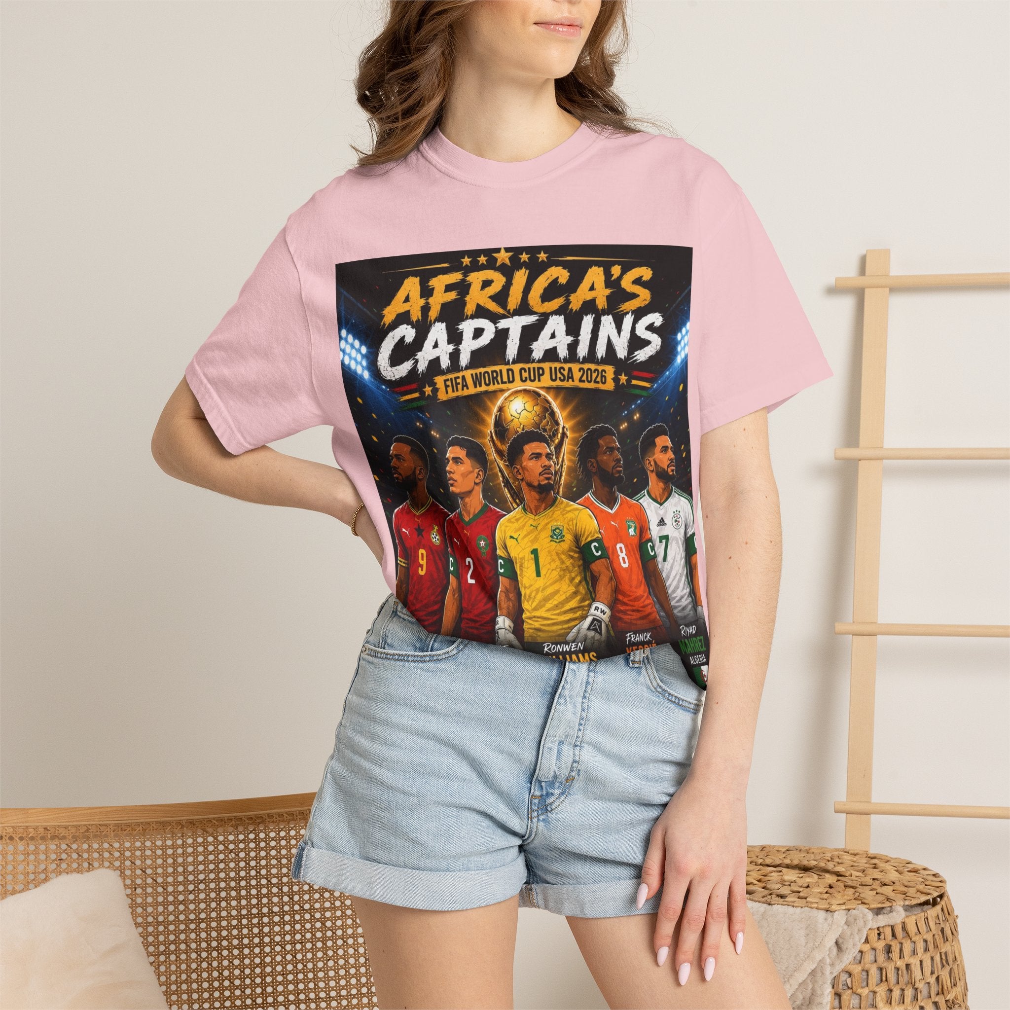 Africa's Captains Soccer T-Shirt — African Nations World Cup Pride Tee