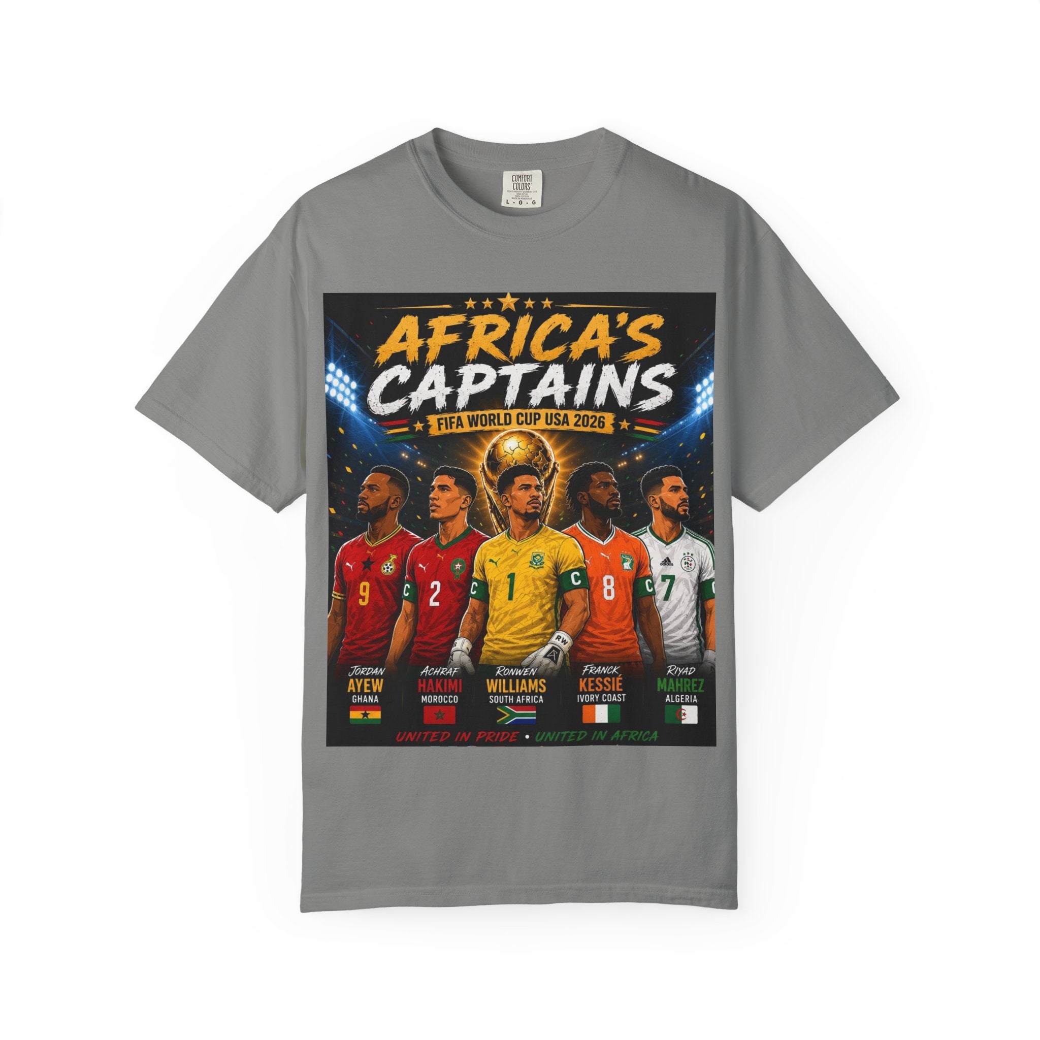 Africa's Captains Soccer T-Shirt — African Nations World Cup Pride Tee