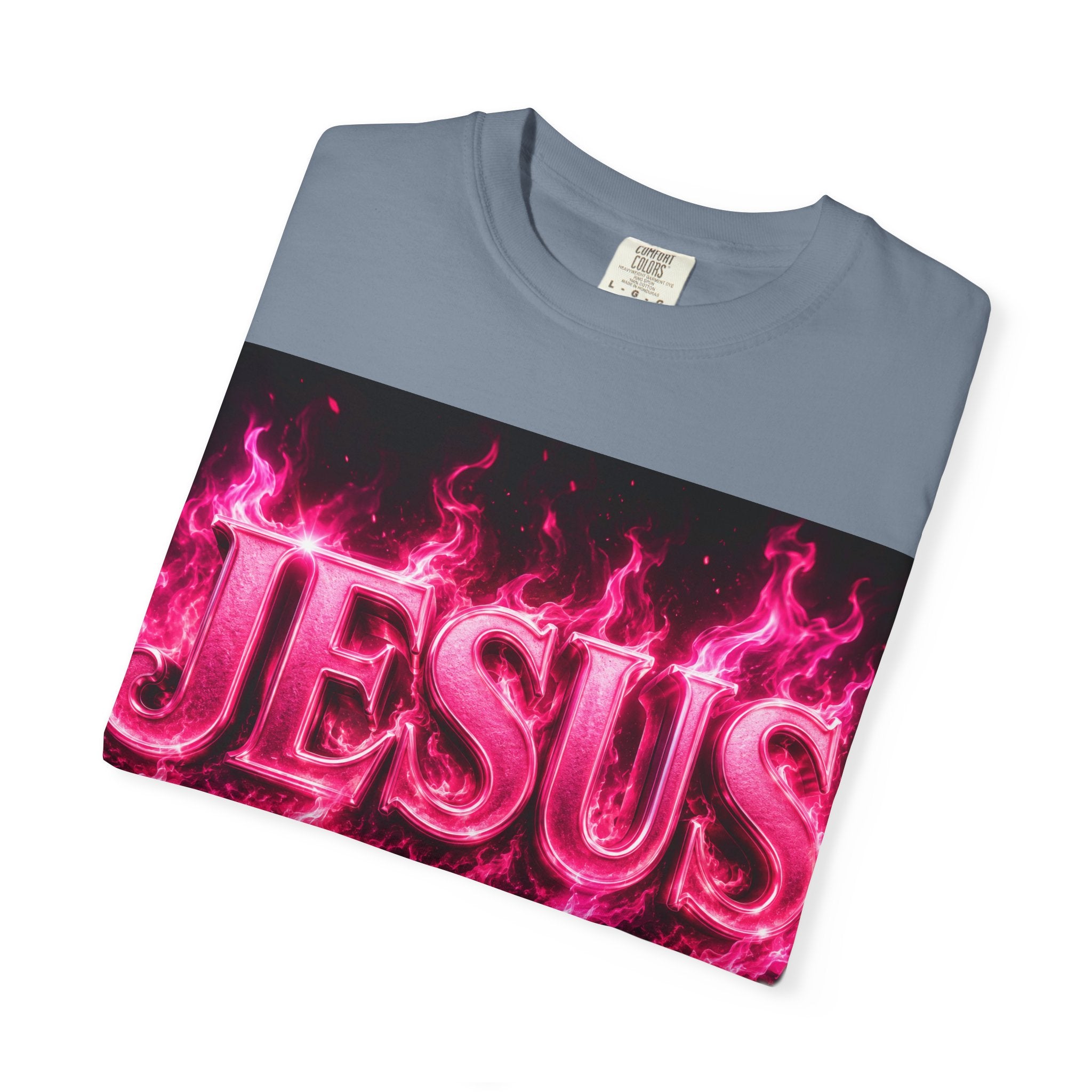 Jesus Pink Flame T-Shirt