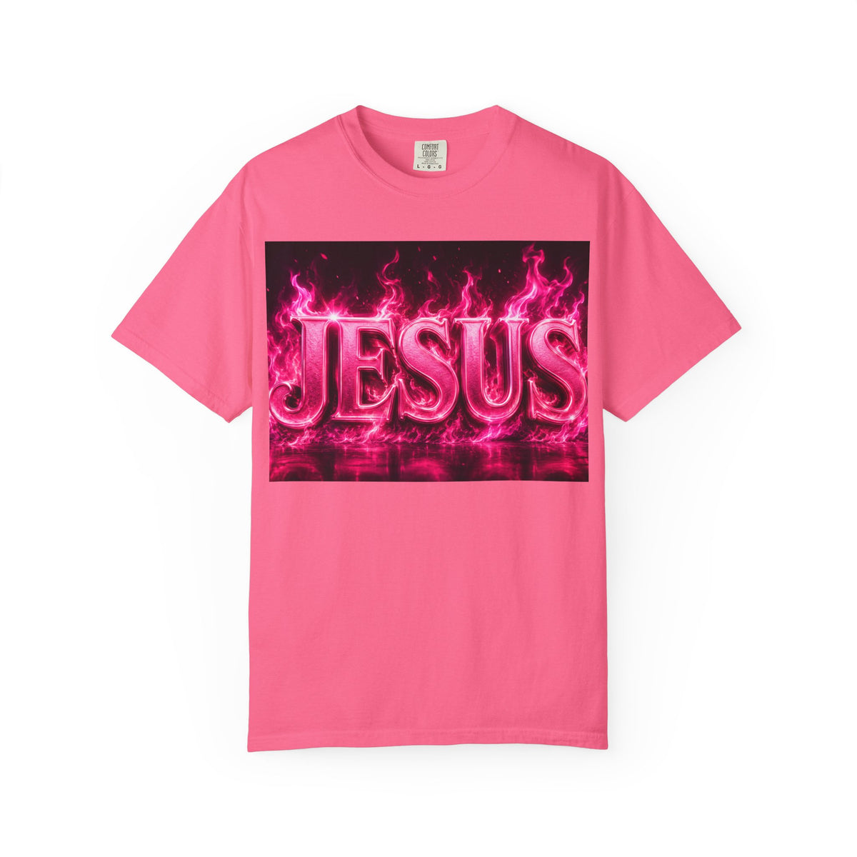 Jesus Pink Flame T-Shirt
