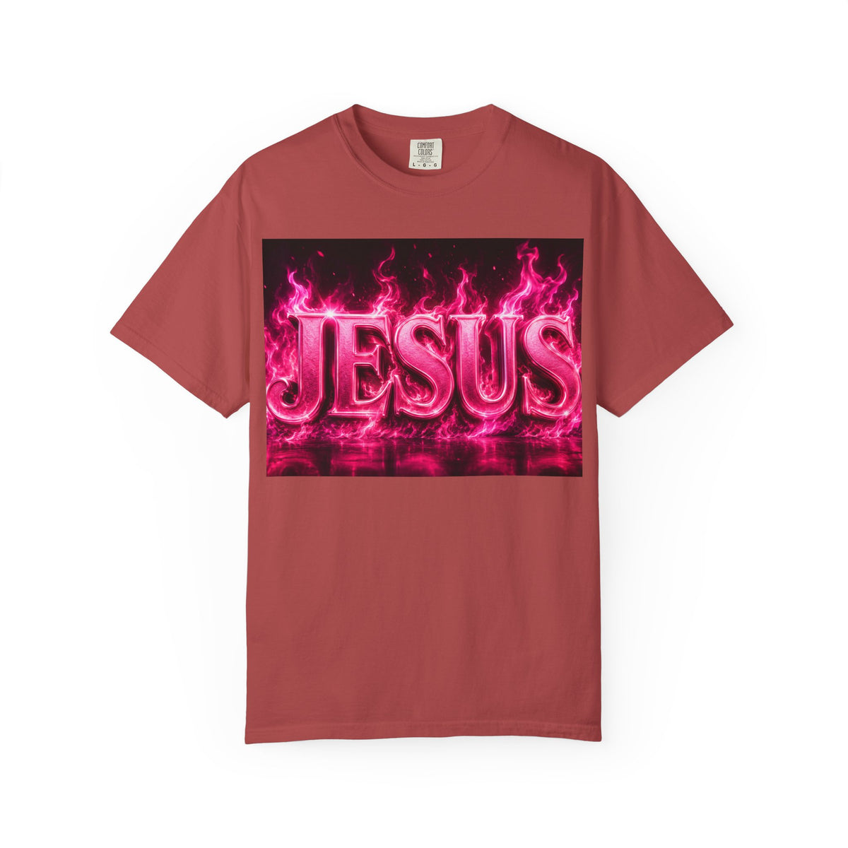 Jesus Pink Flame T-Shirt