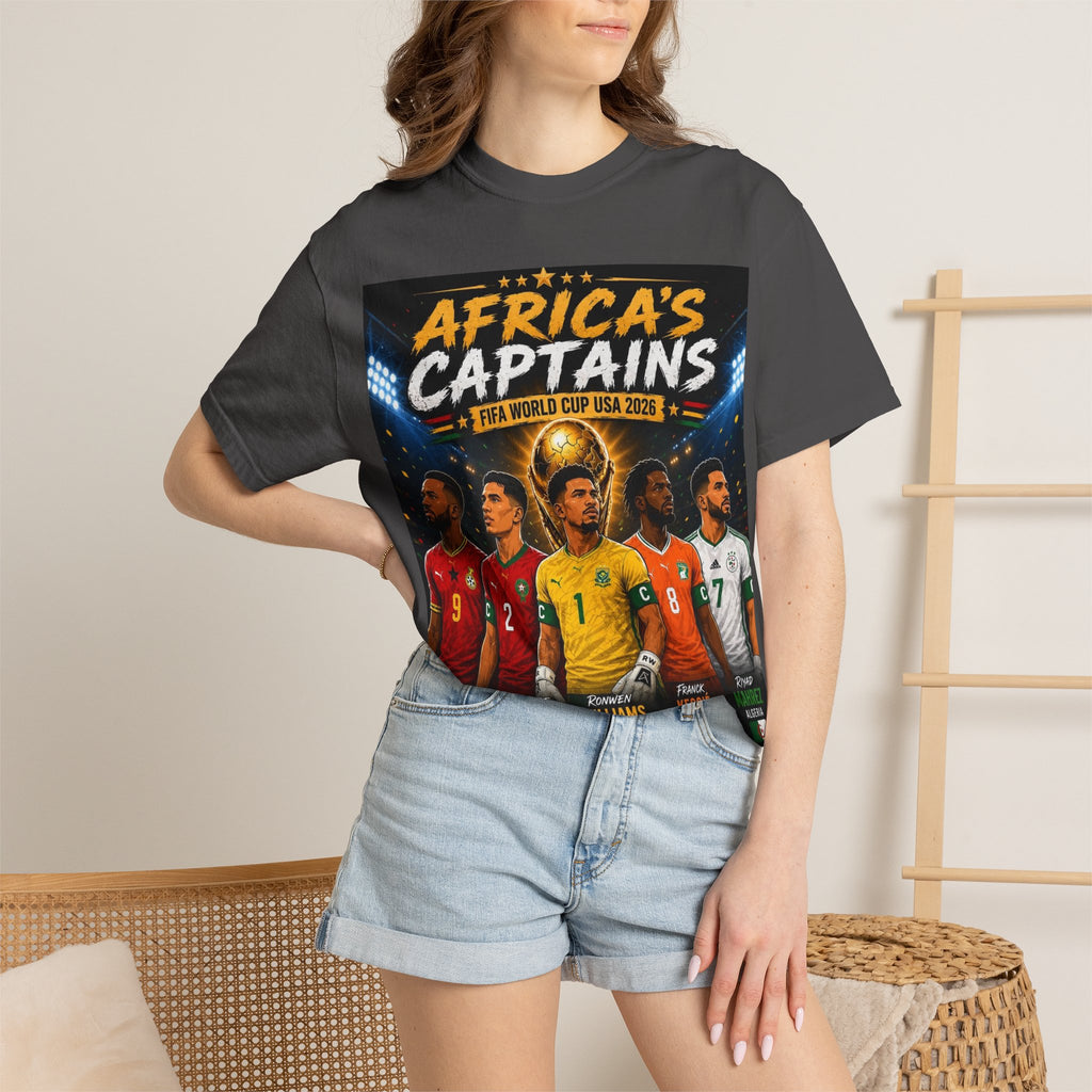 Africa's Captains Soccer T-Shirt — African Nations World Cup Pride Tee