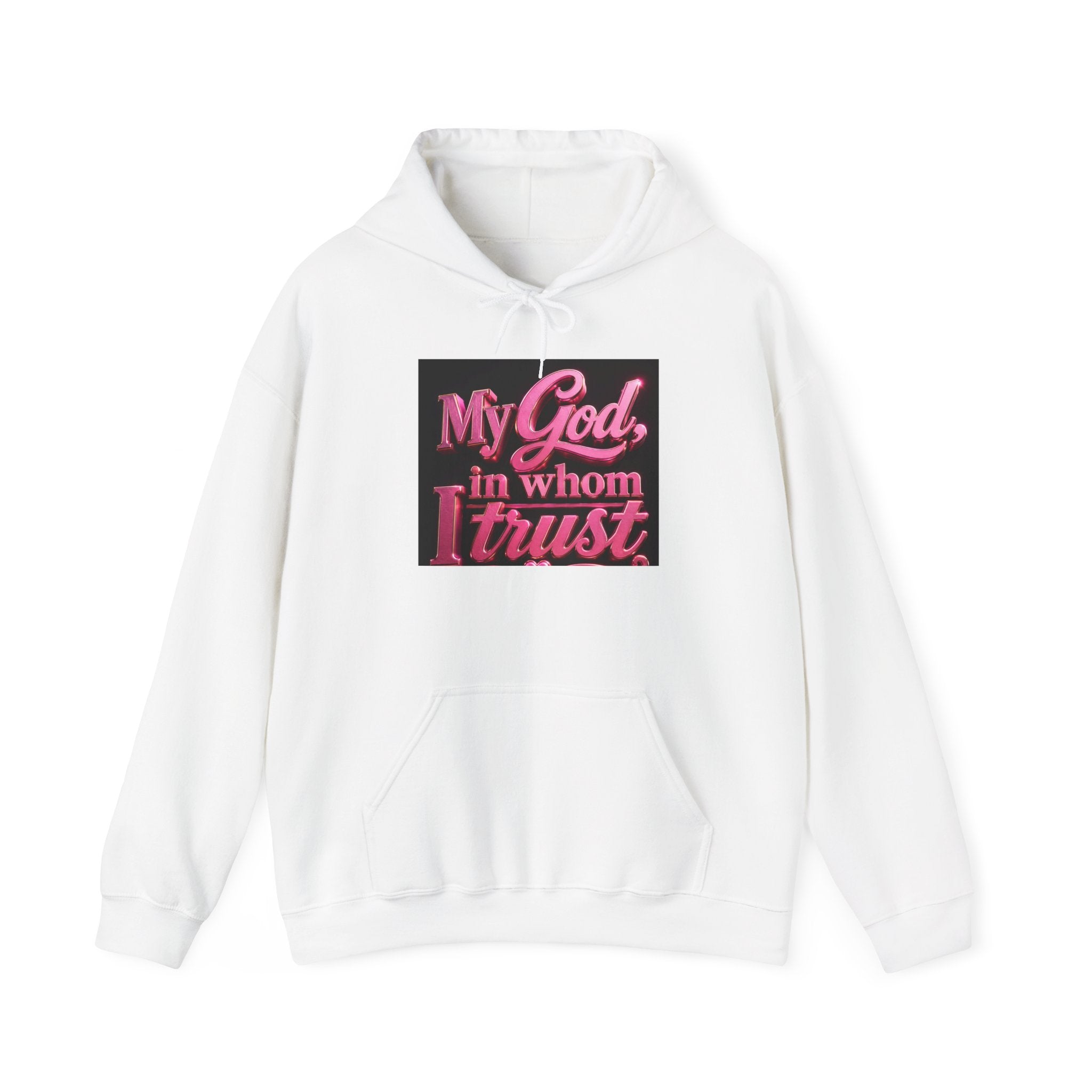 Psalm 91 Hoodie — "My God in Whom I Trust" Faith Graphic Pullover