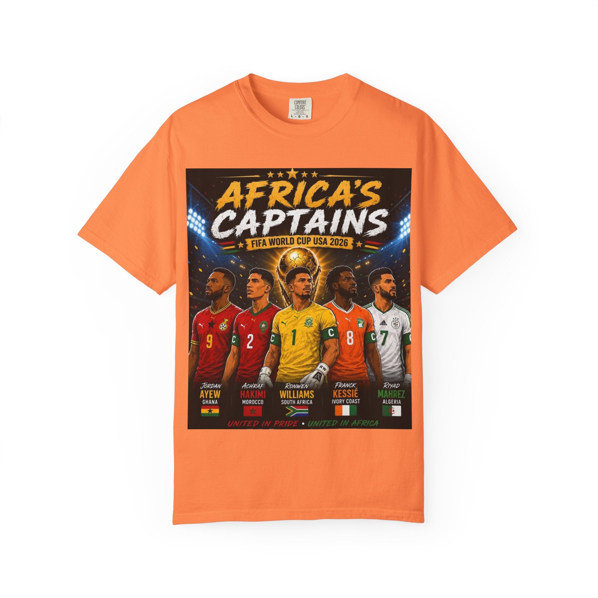 Africa's Captains Soccer T-Shirt — African Nations World Cup Pride Tee
