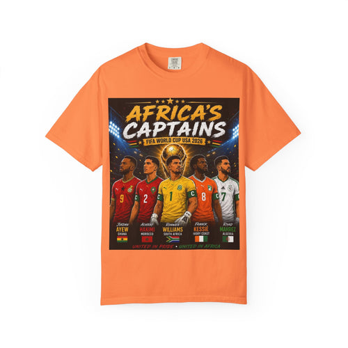 Africa's Captains Soccer T-Shirt — African Nations World Cup Pride Tee