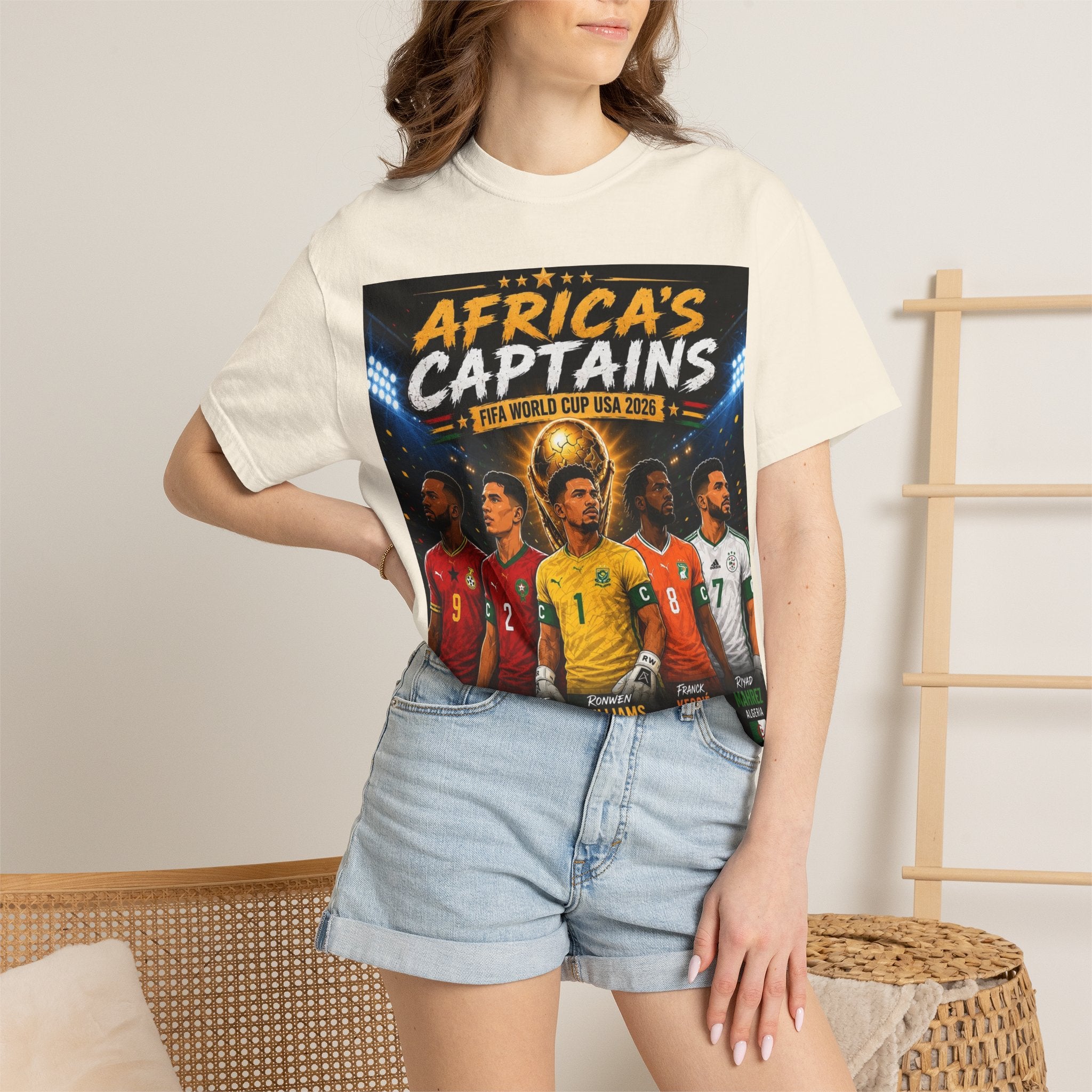 Africa's Captains Soccer T-Shirt — African Nations World Cup Pride Tee