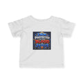 Infant Tee — "Protected by the Blood of Jesus" Christian Baby Shirt