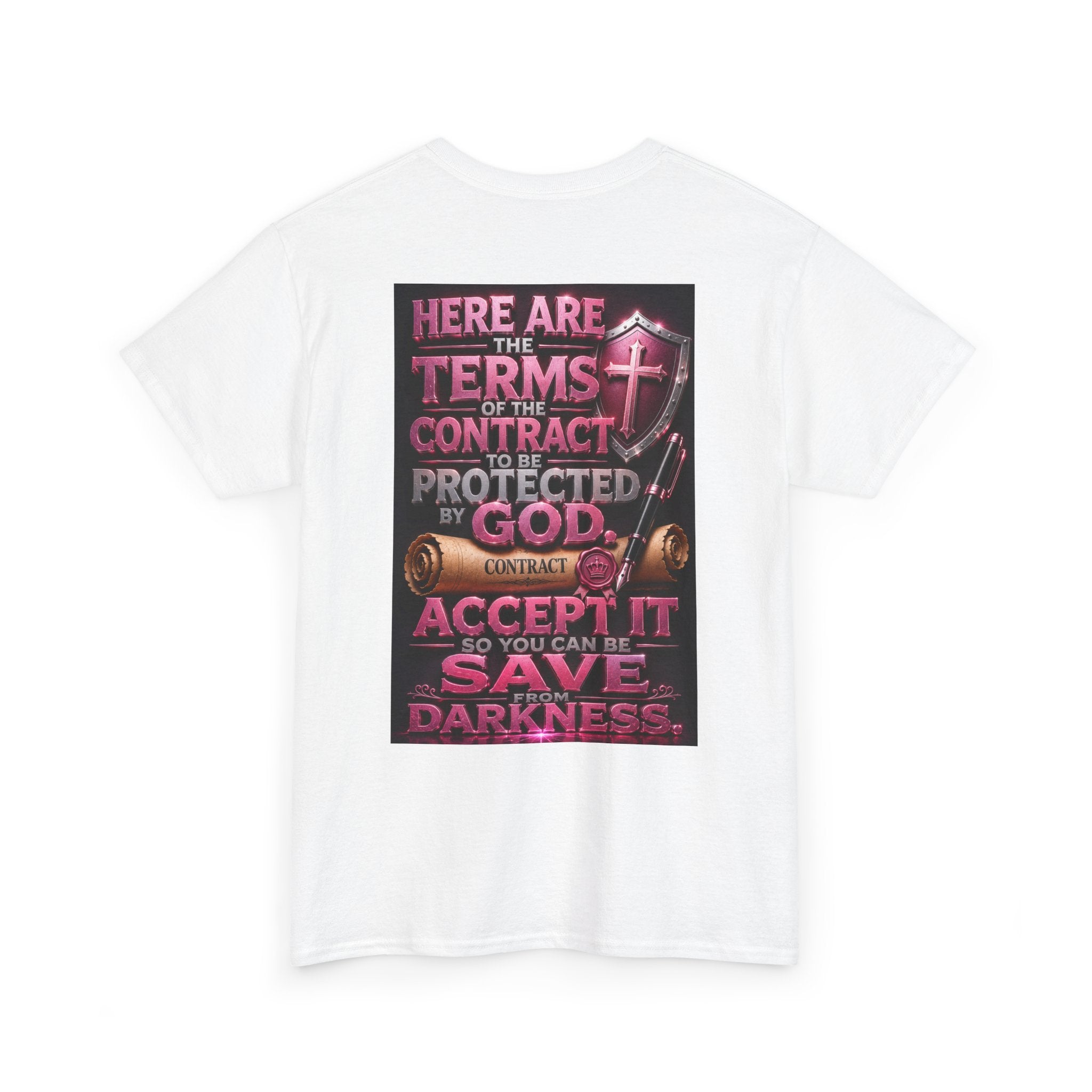 Christian Faith T-Shirt — "First Give Your Life to Christ" Baptism & Holy Spirit Graphic Tee