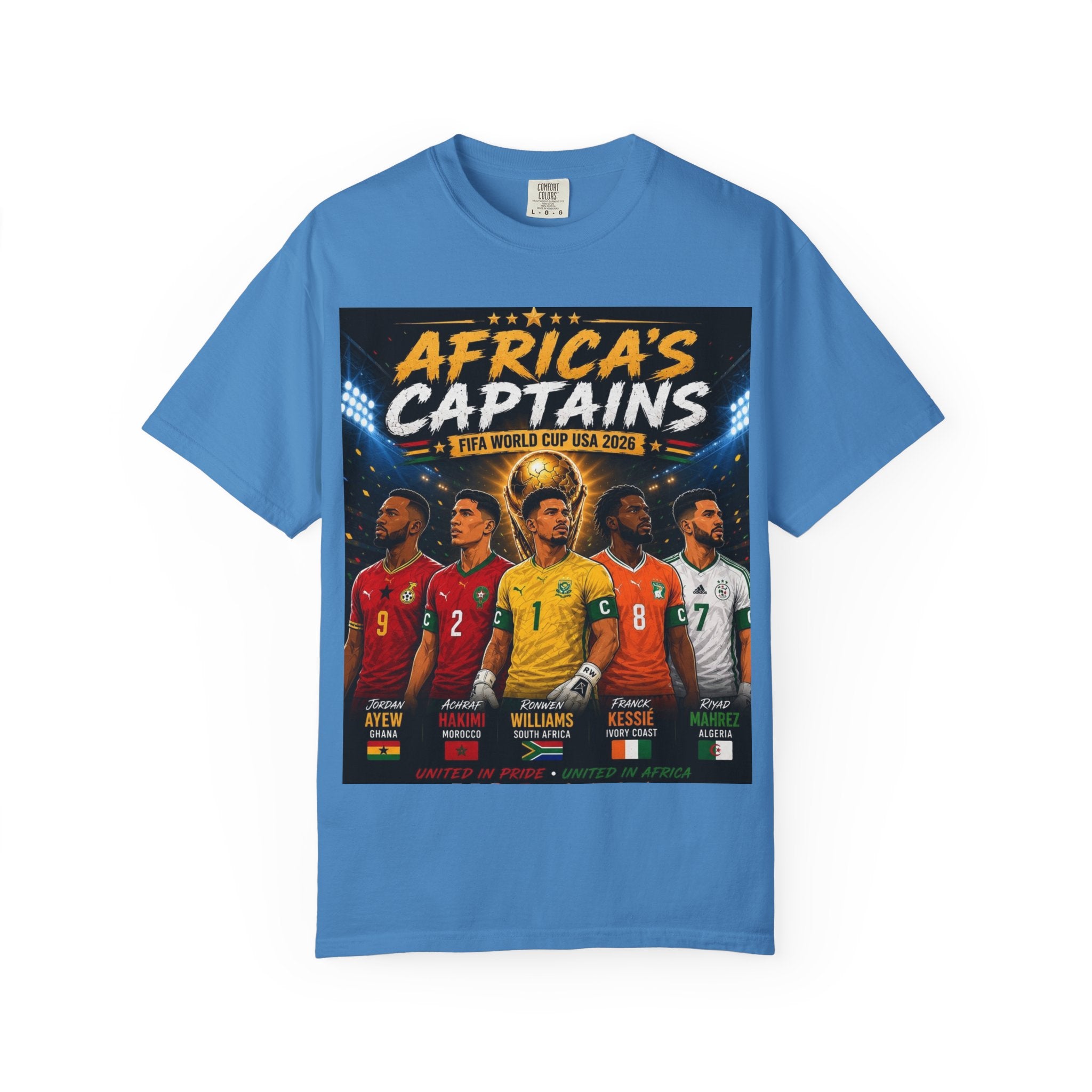 Africa's Captains Soccer T-Shirt — African Nations World Cup Pride Tee