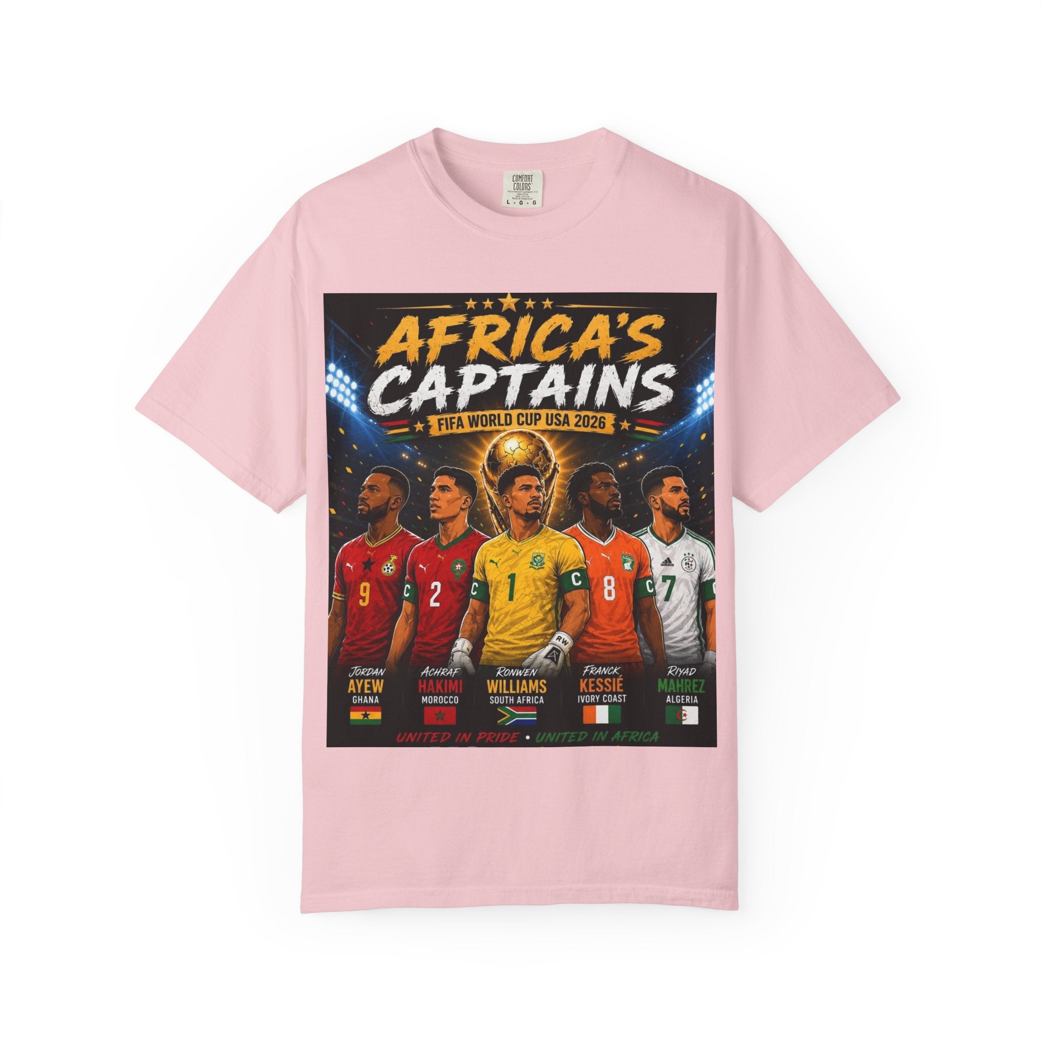 Africa's Captains Soccer T-Shirt — African Nations World Cup Pride Tee