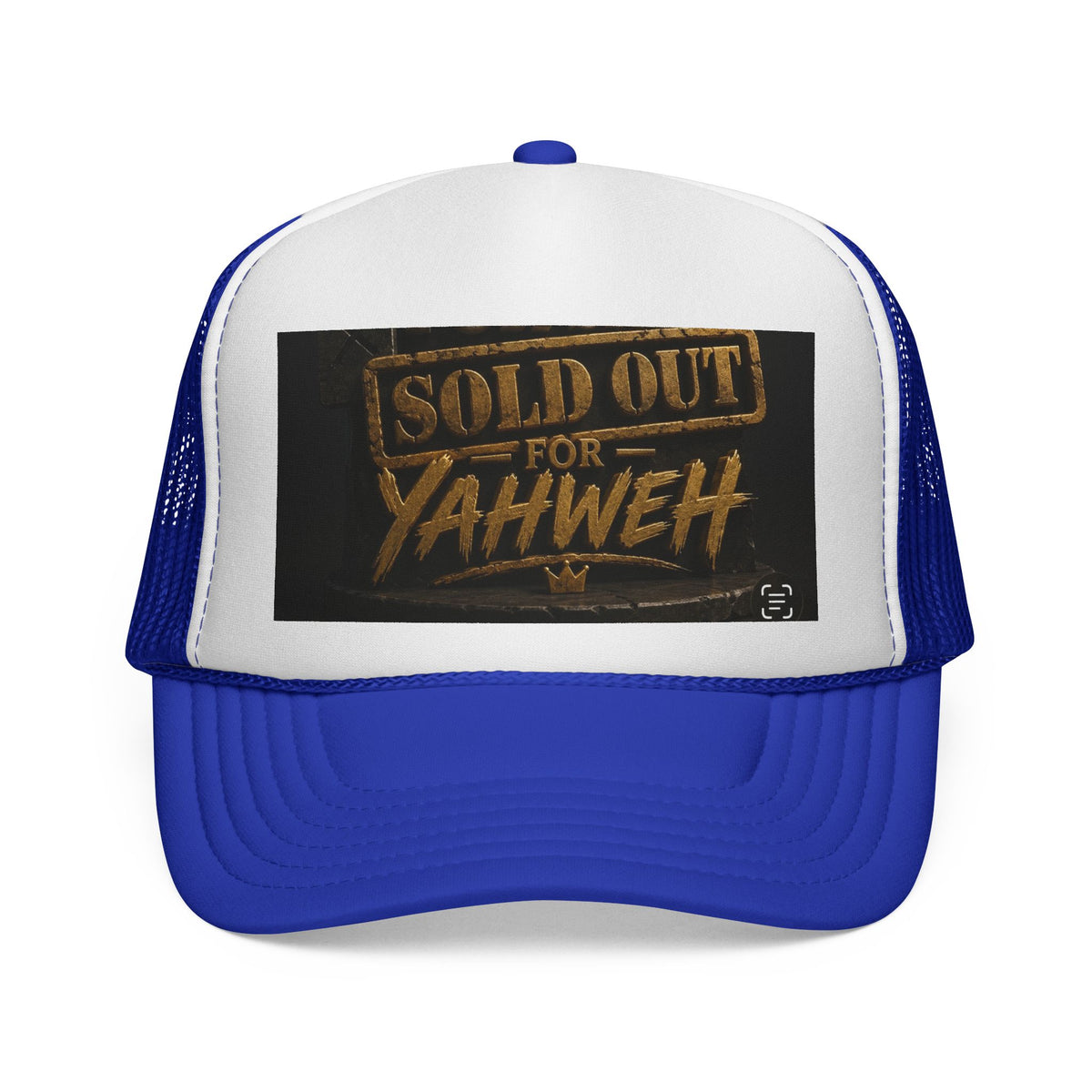 Sold Out for Yahweh Trucker Hat – Christian Faith Mesh Cap