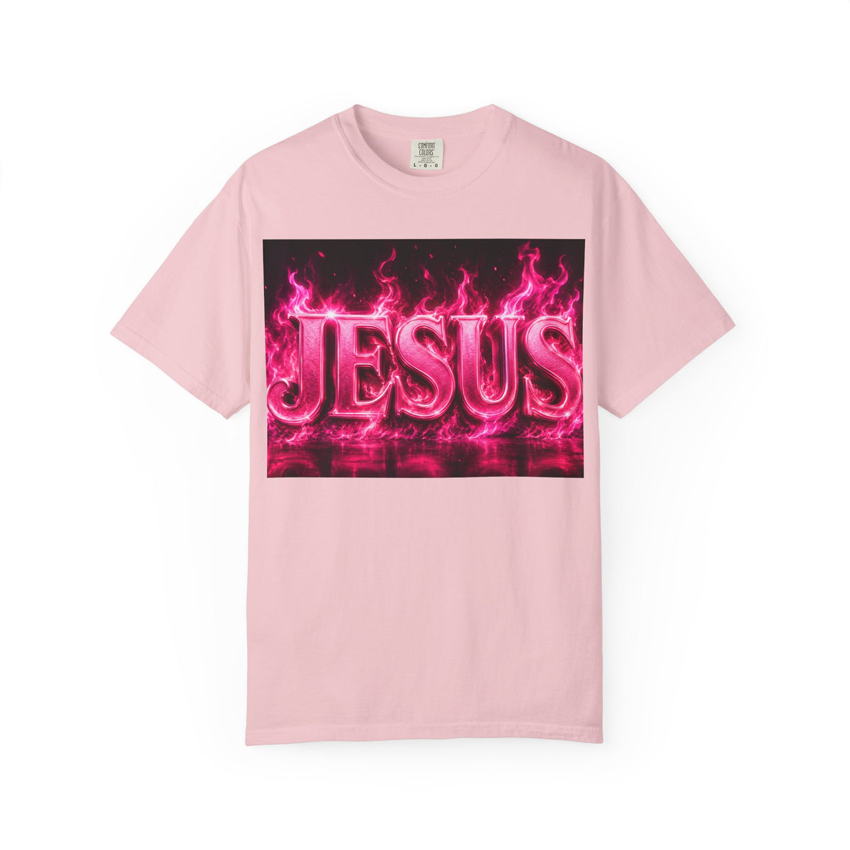 Jesus Pink Flame T-Shirt