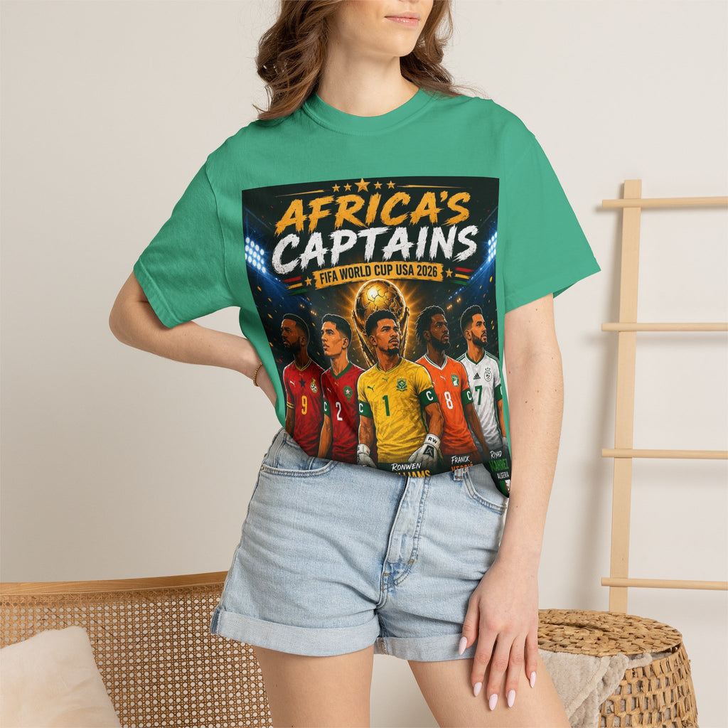 Africa's Captains Soccer T-Shirt — African Nations World Cup Pride Tee