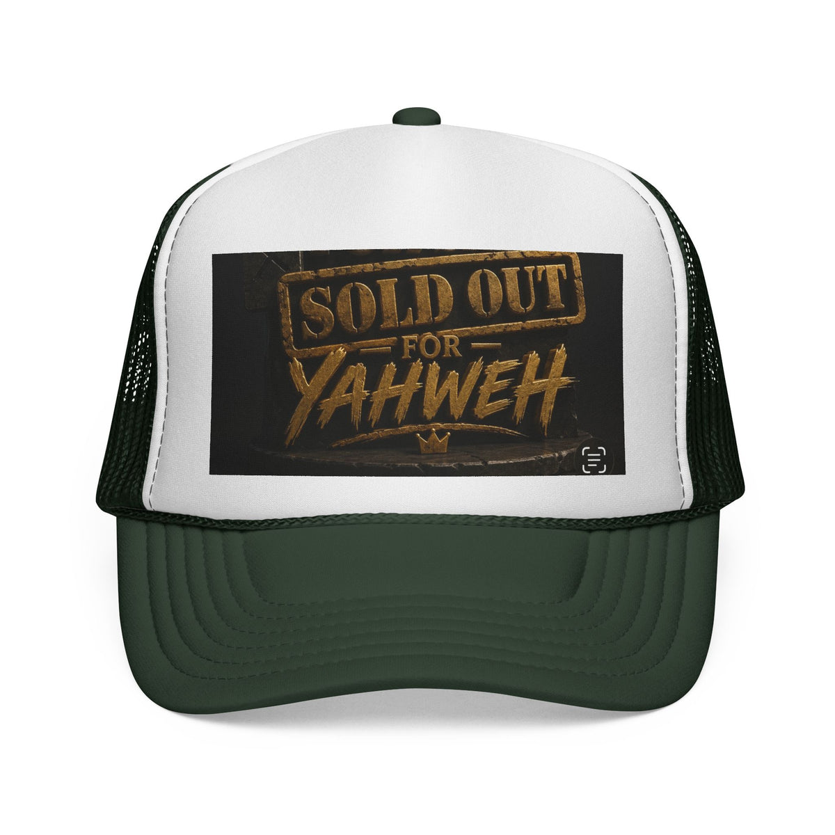Sold Out for Yahweh Trucker Hat – Christian Faith Mesh Cap